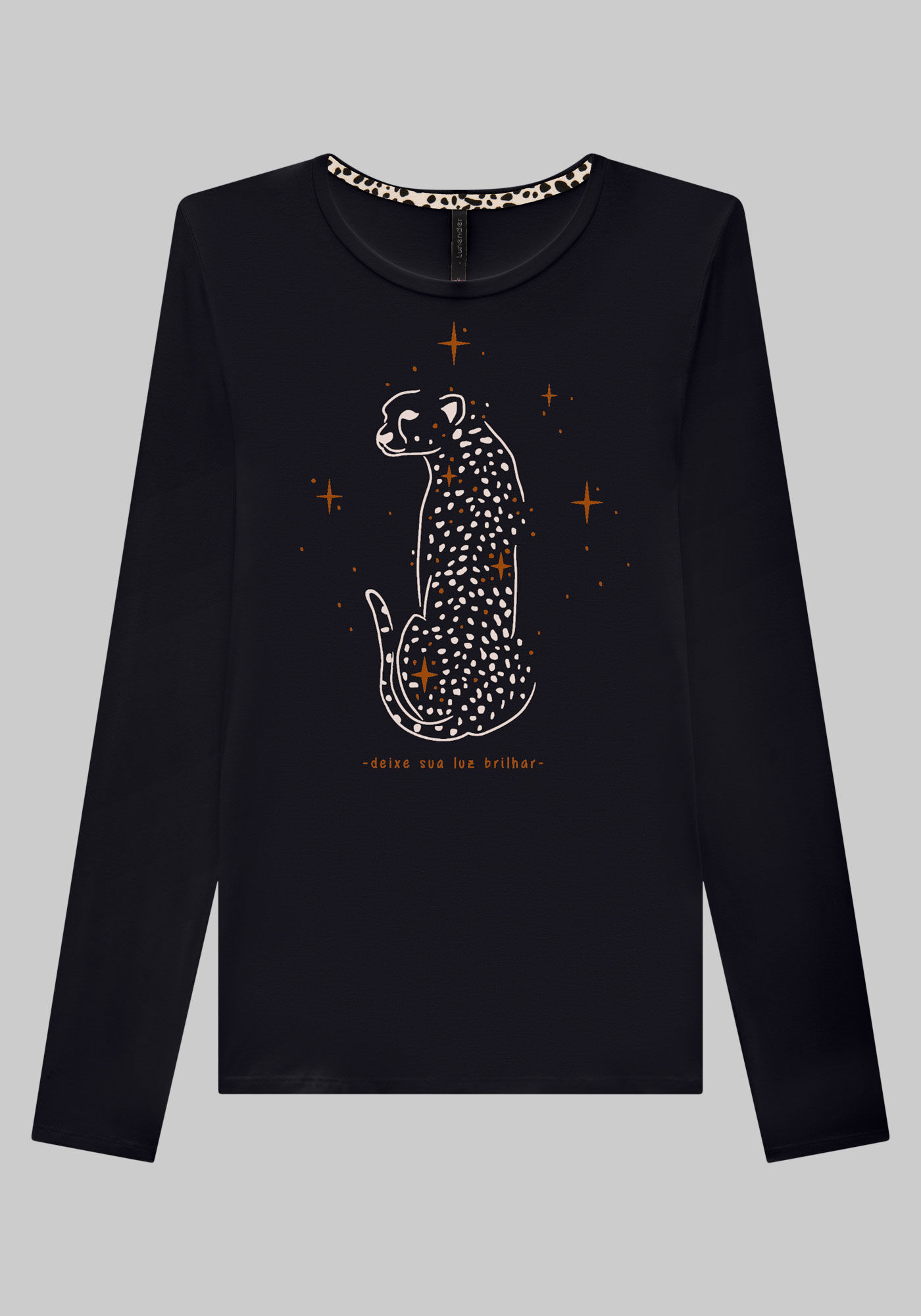 Pijama Longo Plus Size em Malha Viscose Estampado, , large.