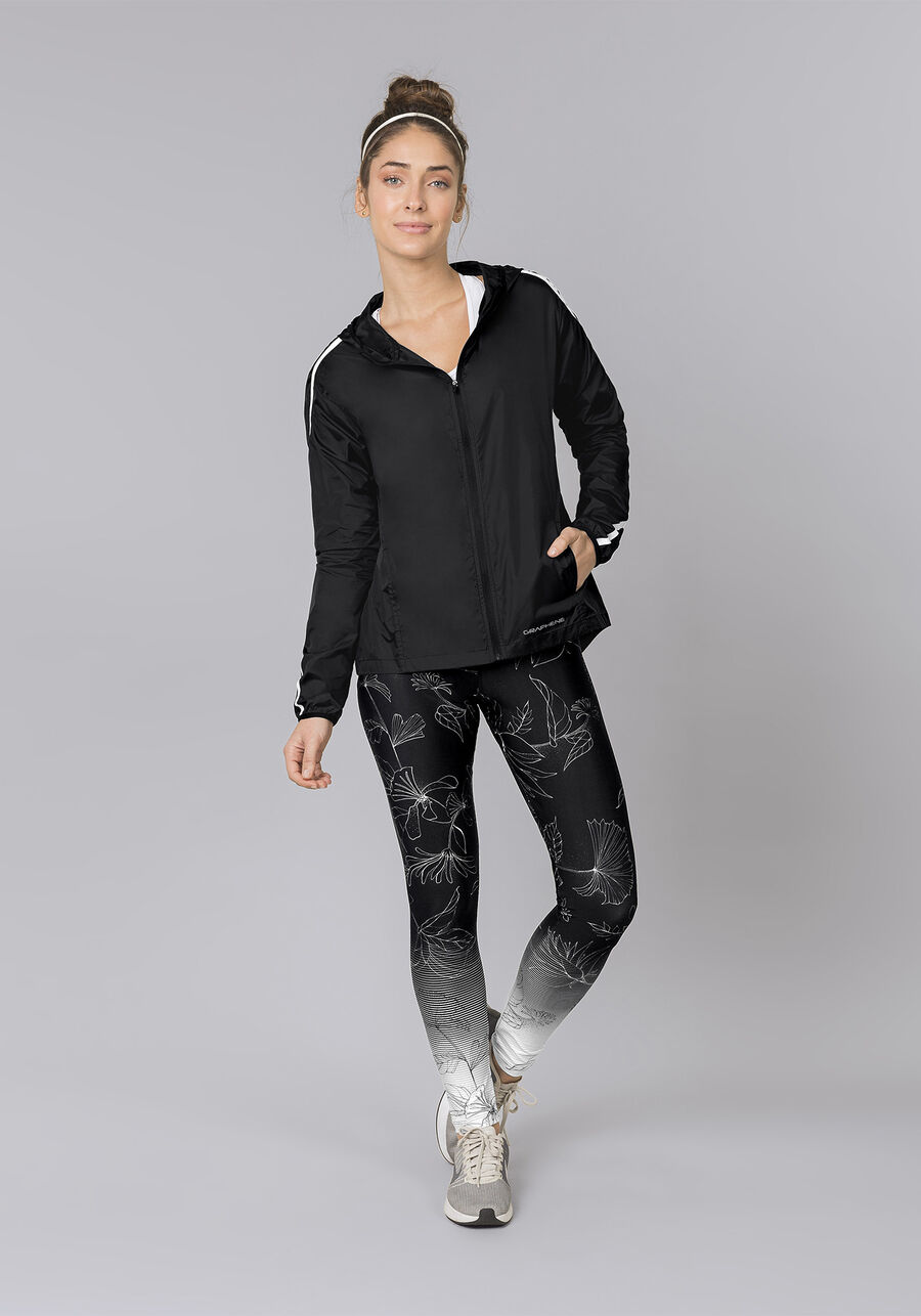 Jaqueta Malha Poliamida, PRETO REATIVO. Jaqueta Malha Poliamida, PRETO REATIVO, large.