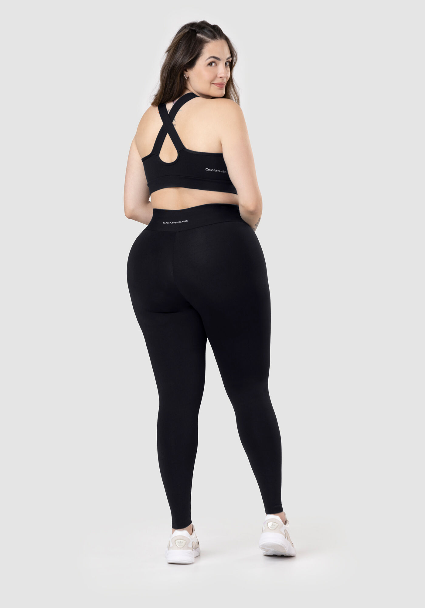 Top Com Bojo Fixo E Prote&ccedil;&atilde;o UV Em Malha De Poliamida, PRETO REATIVO, large.