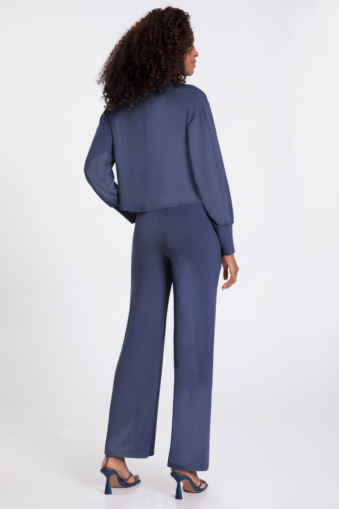 Conjunto com Cal&ccedil;a e Blusa em Moletom, , large.