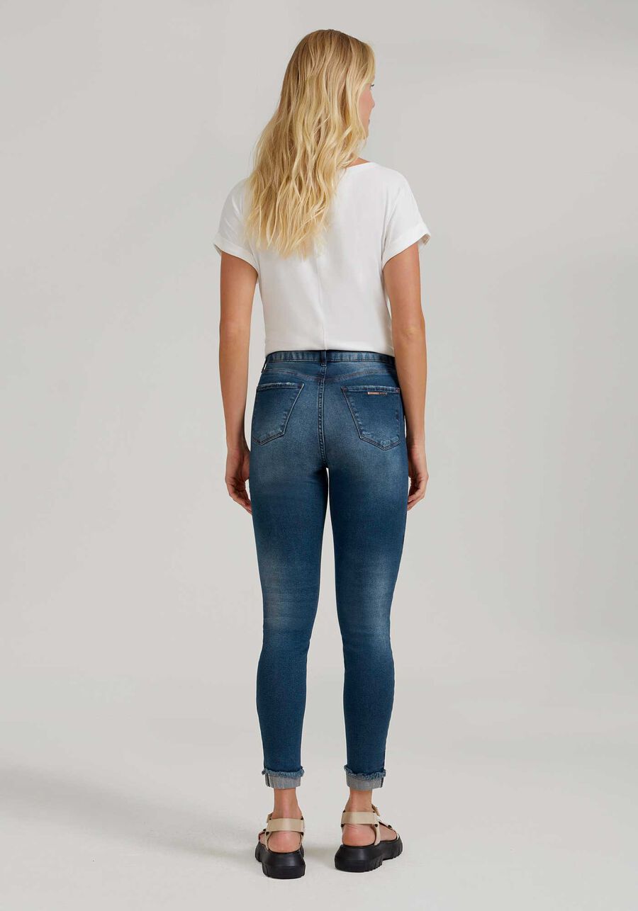 Calça Jeans Skinny Cropped Chapa Barriga, . Calça Jeans Skinny Cropped Chapa Barriga, , large.