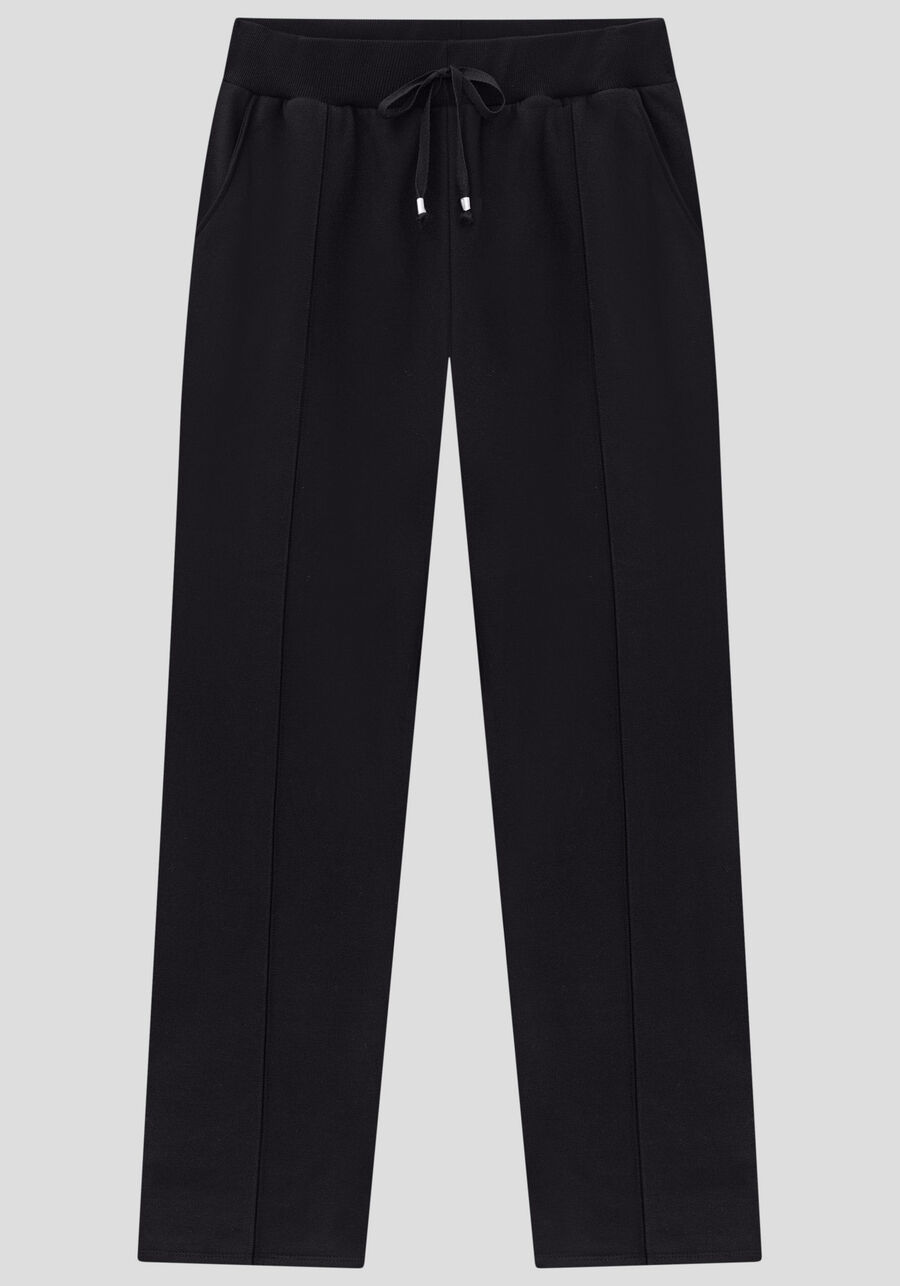 Calça Plus Size em Moletom com Bolsos, . Calça Plus Size em Moletom com Bolsos, , large.