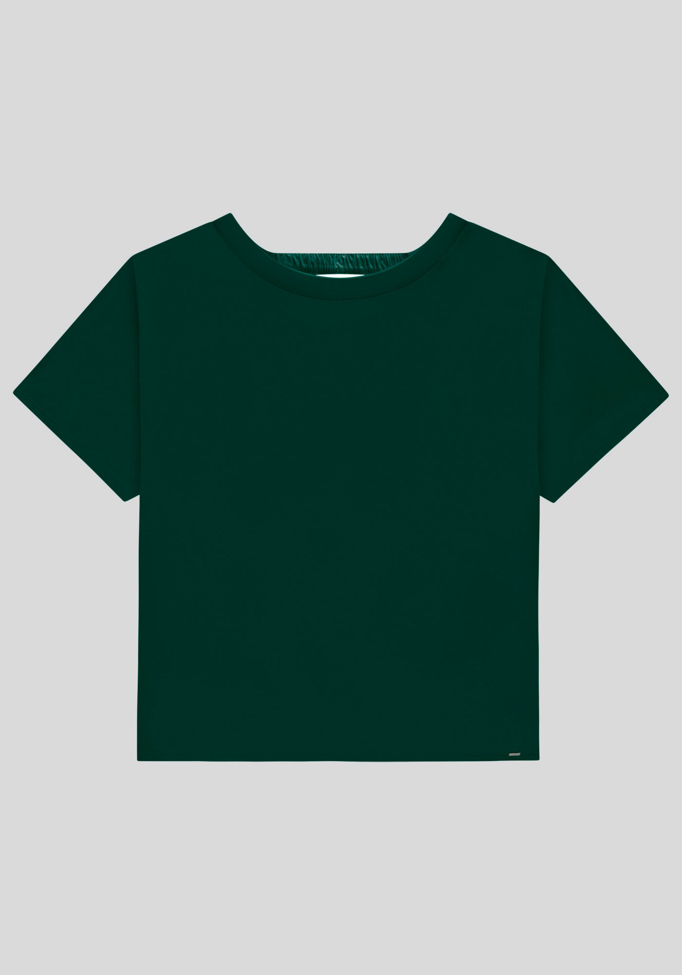 Blusa Plus Size em Malha com Recorte Costas, , large.