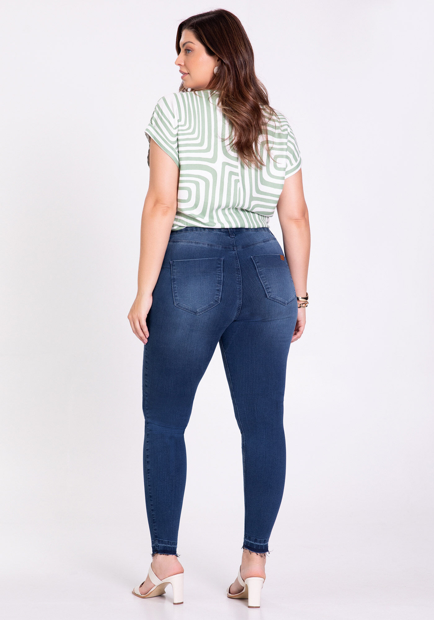 Cal&ccedil;a Jeans Skinny Plus Size Fit For Me, , large.