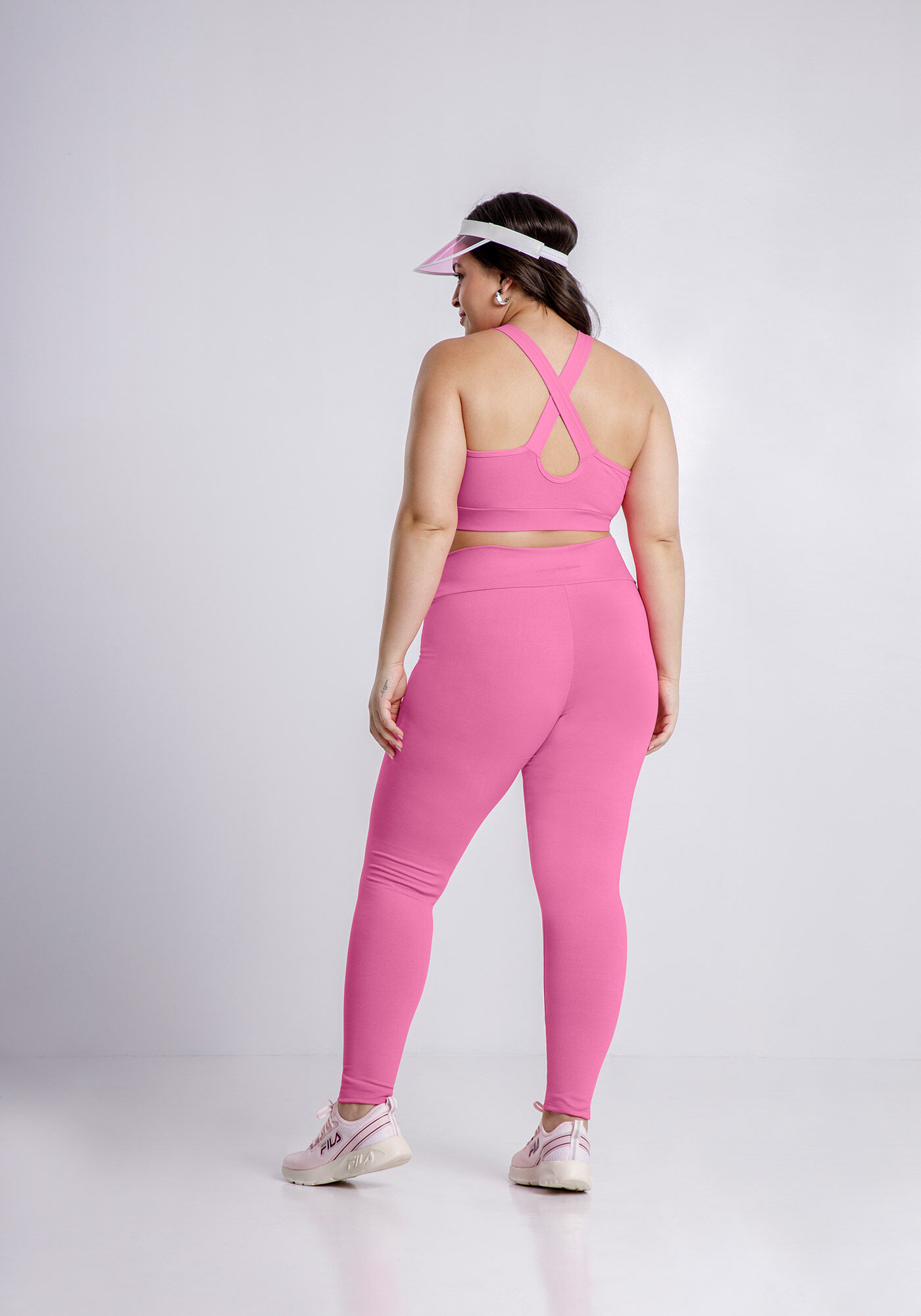 Cal&ccedil;a Legging Com Prote&ccedil;&atilde;o UV E C&oacute;s Largo Malha De Poliamida, , large.