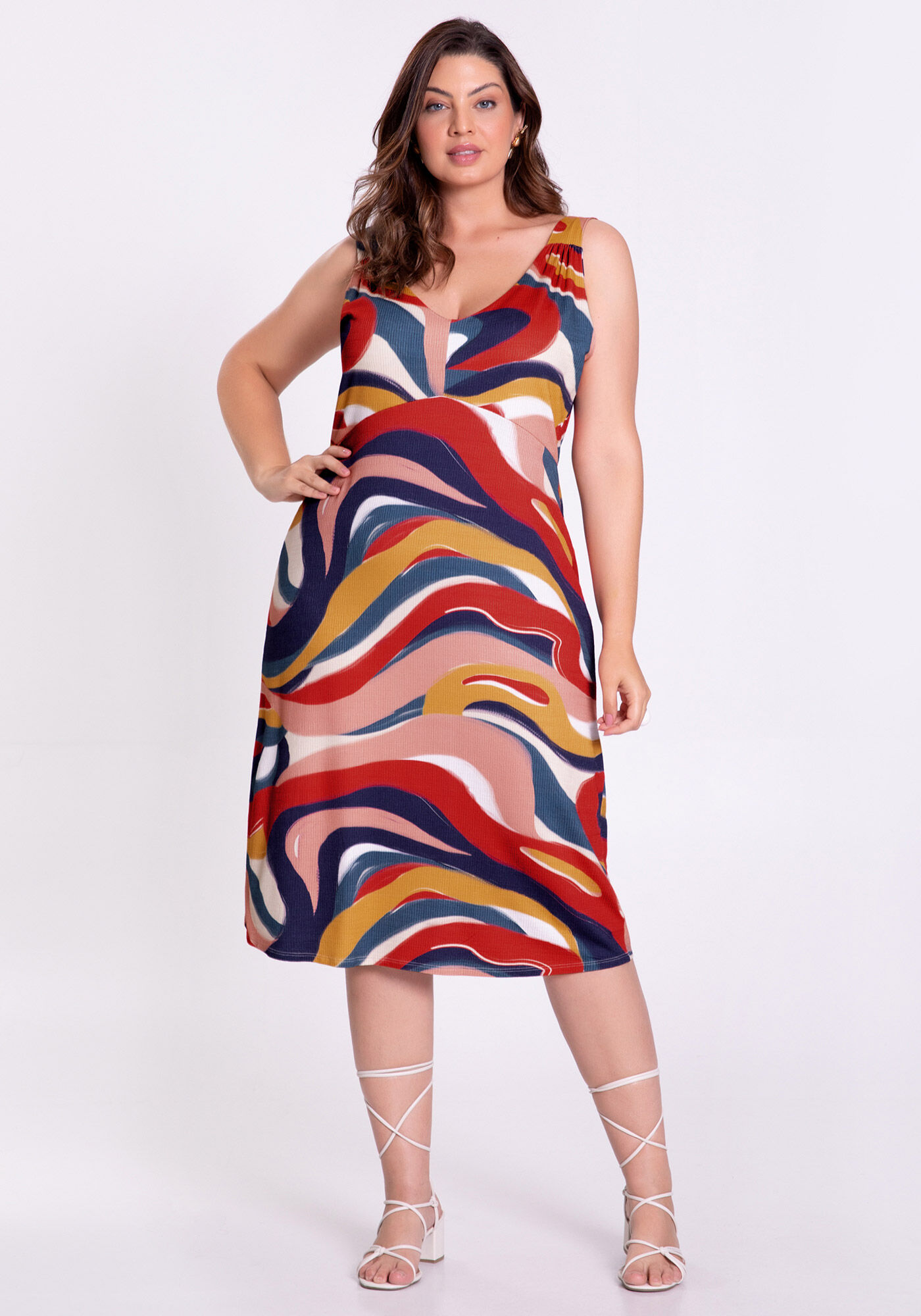 Vestidos de hotsell malha plus size