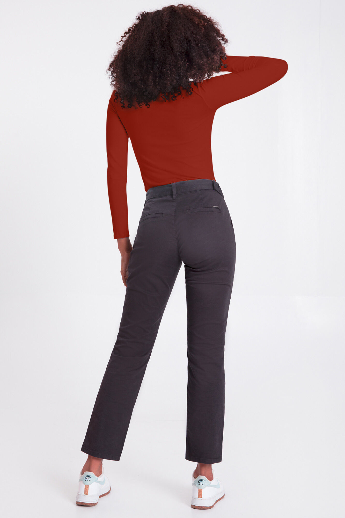 Blusa Manga Longa em Malha Cotton B&aacute;sica, , large.