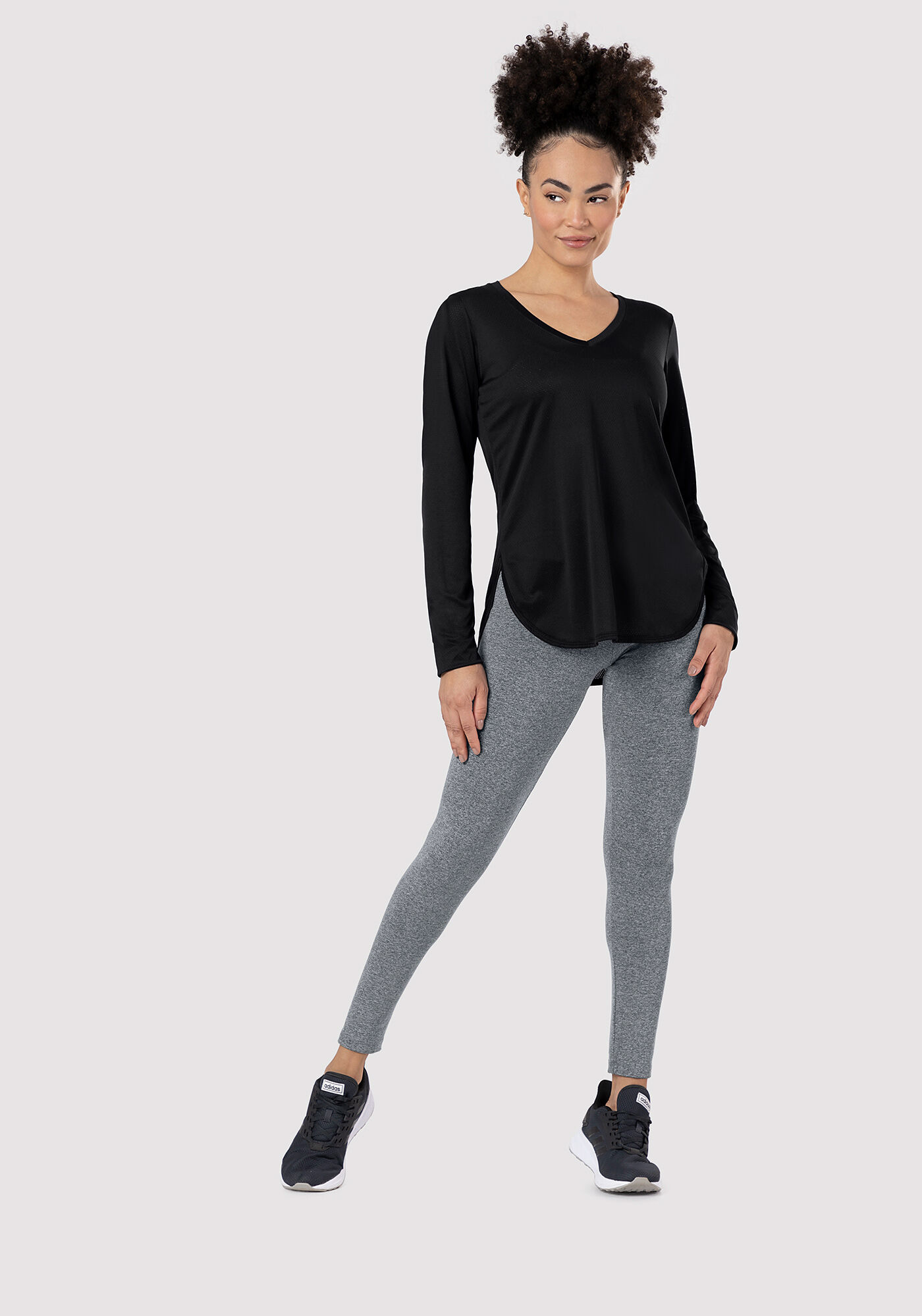 Blusa Manga Longa com Decote V, , large.