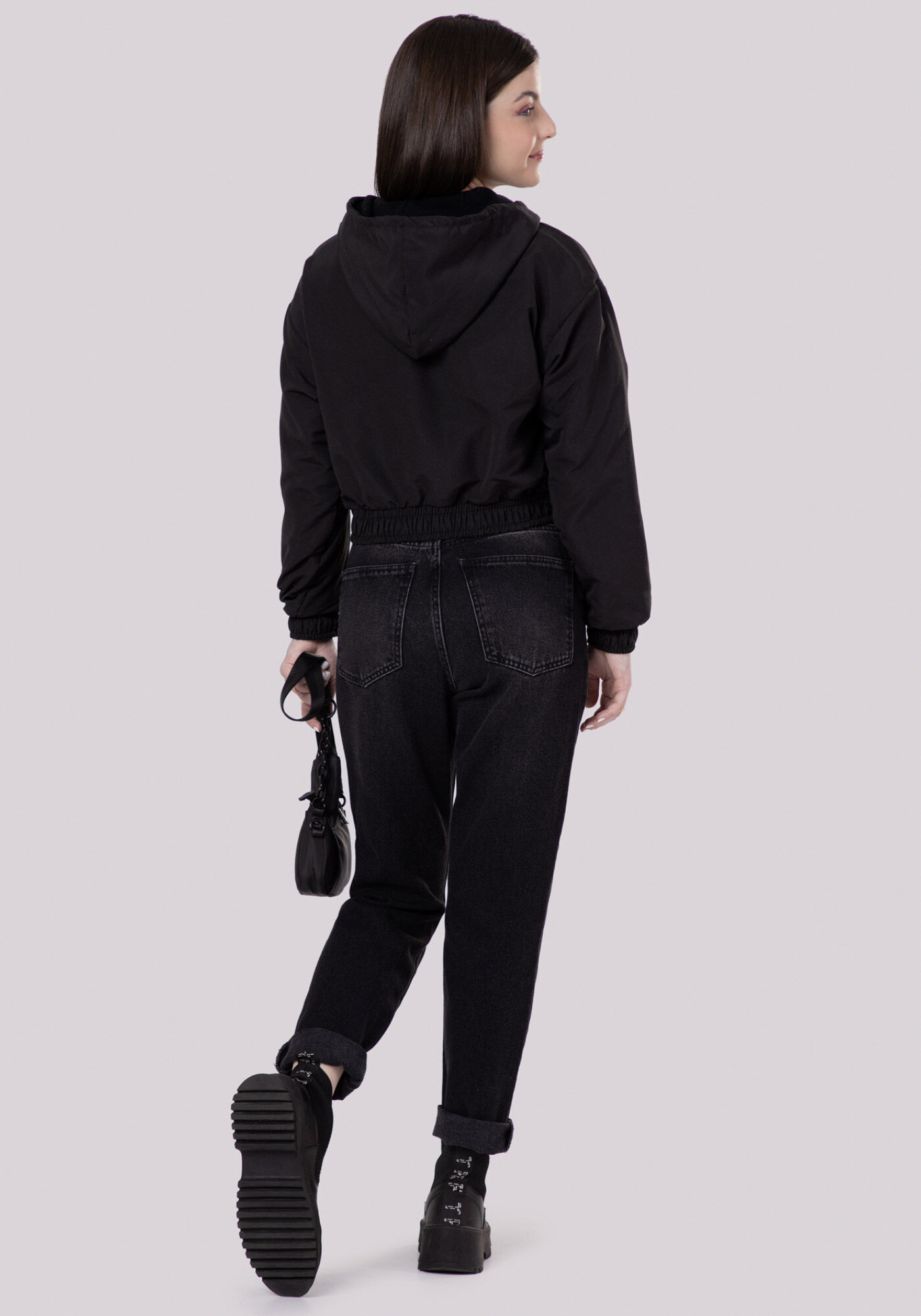 Jaqueta Juvenil em Politel com Capuz, , large.