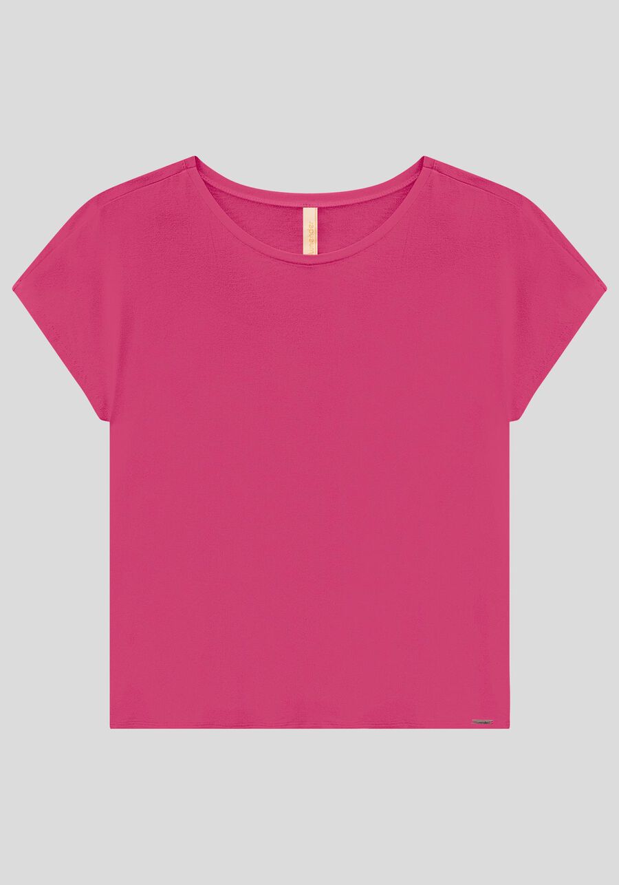 Blusa Lisa Básica Em Malha De Viscose Com Elastano, . Blusa Lisa Básica Em Malha De Viscose Com Elastano, , large.