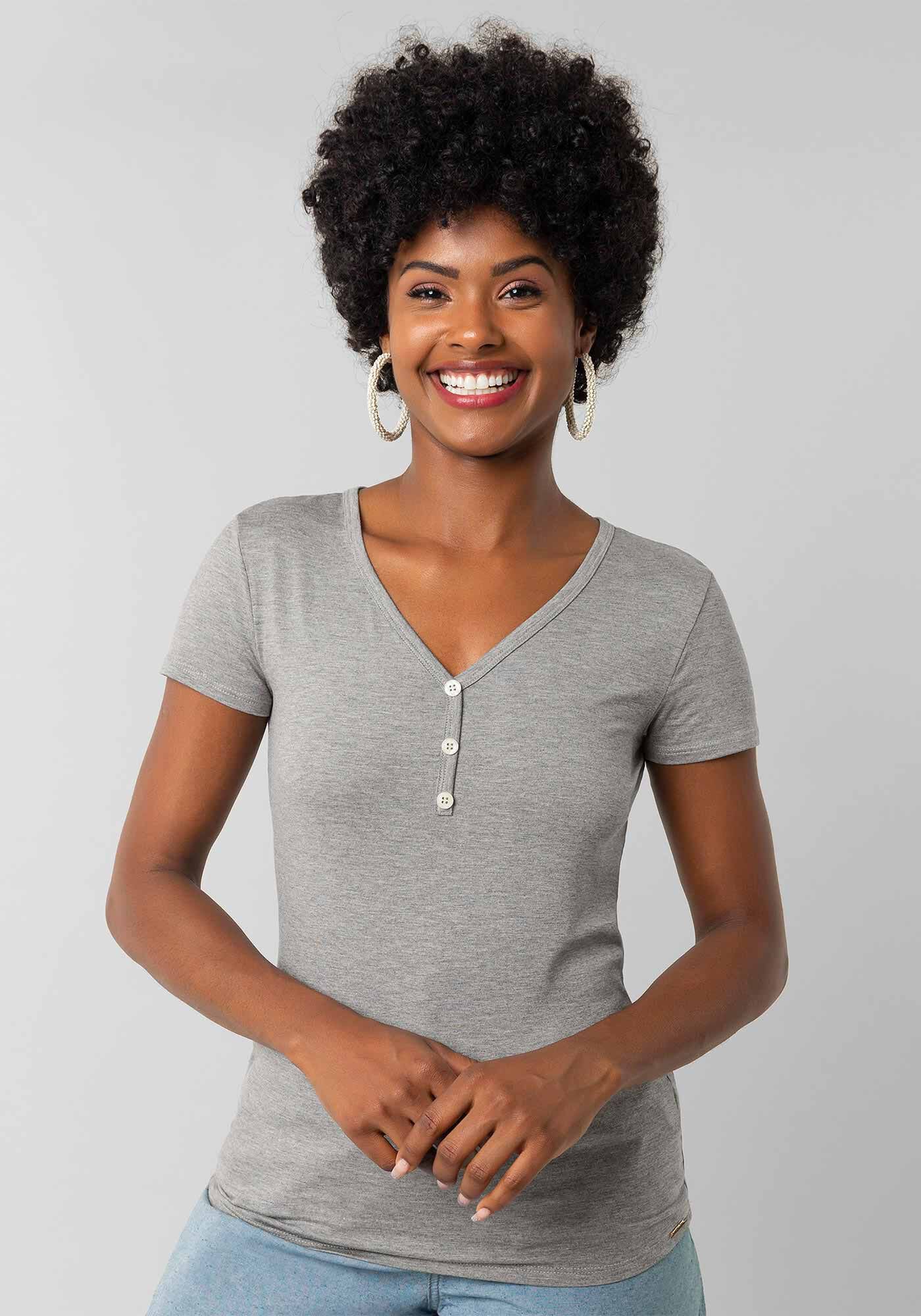 Blusa de mescla jeans sales