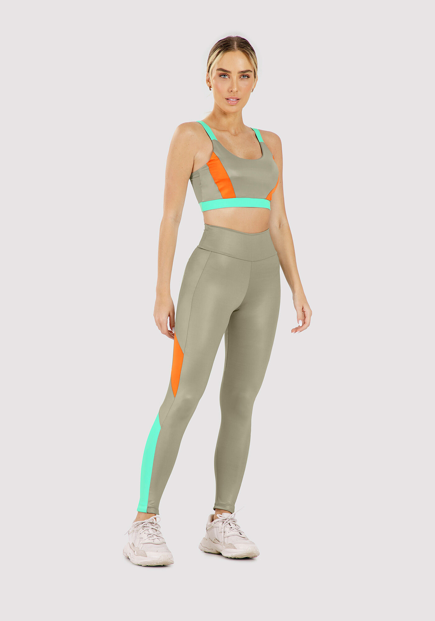 Calça clearance legging acetinada