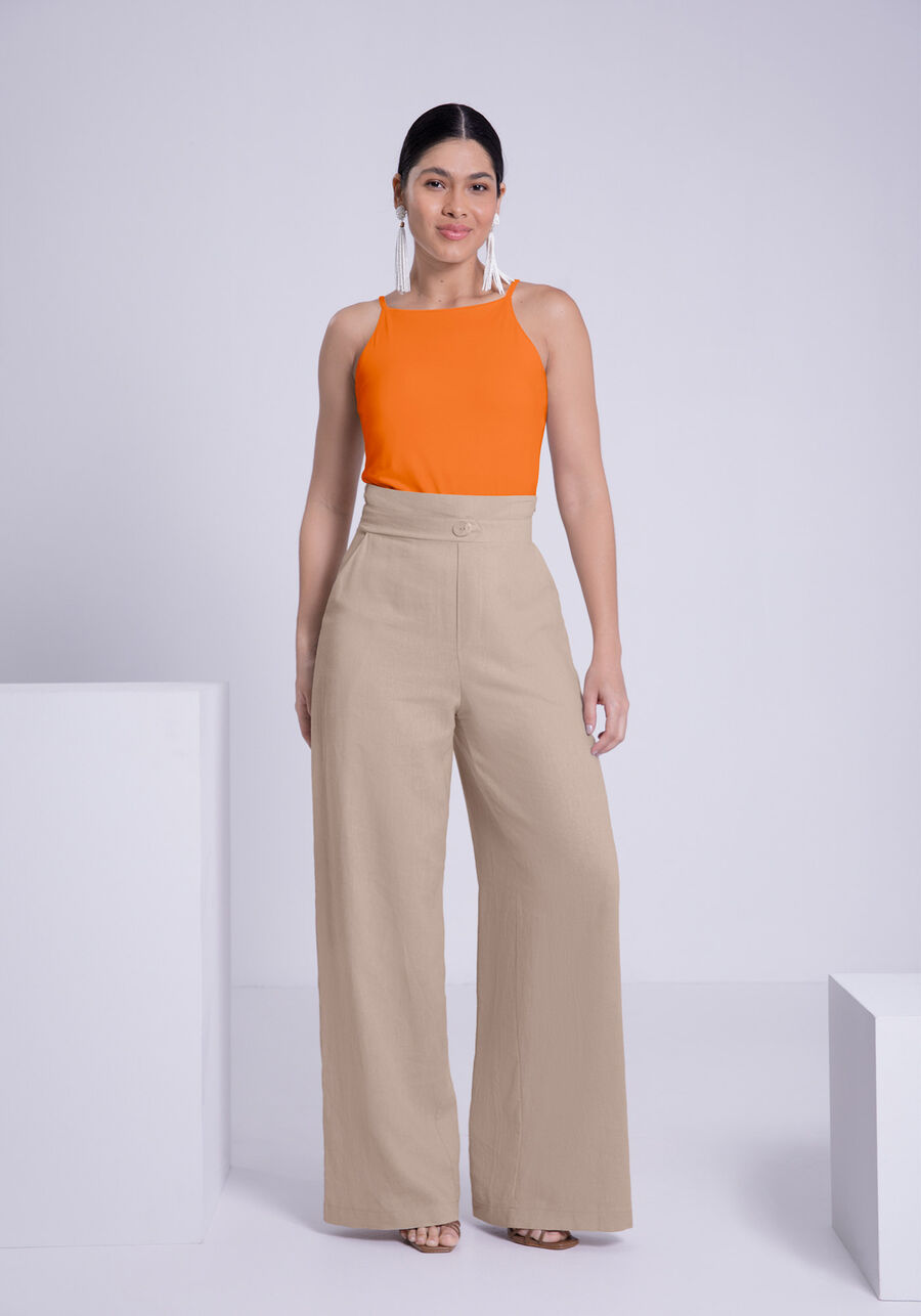 Blusa Com Decote Reto E Alças Em Malha De Viscose E Elastano, . Blusa Com Decote Reto E Alças Em Malha De Viscose E Elastano, , large.