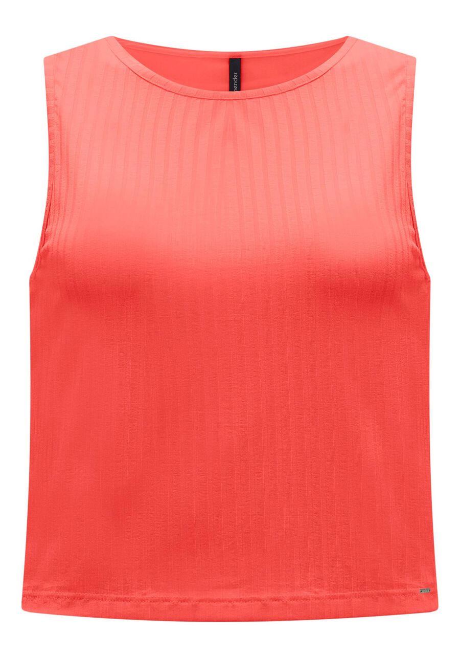 Blusa Cropped Canelada Com Decote Redondo Malha De Viscose, . Blusa Cropped Canelada Com Decote Redondo Malha De Viscose, , large.