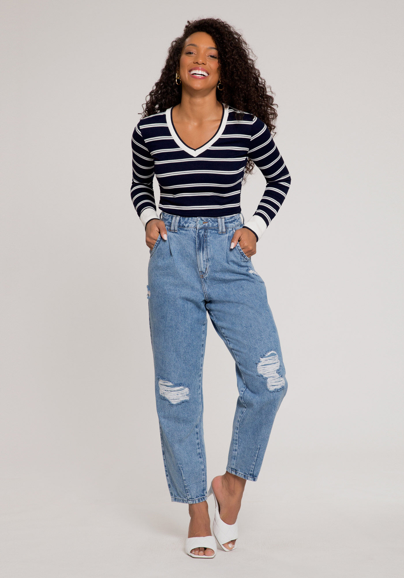 Mom cheap jeans listrada