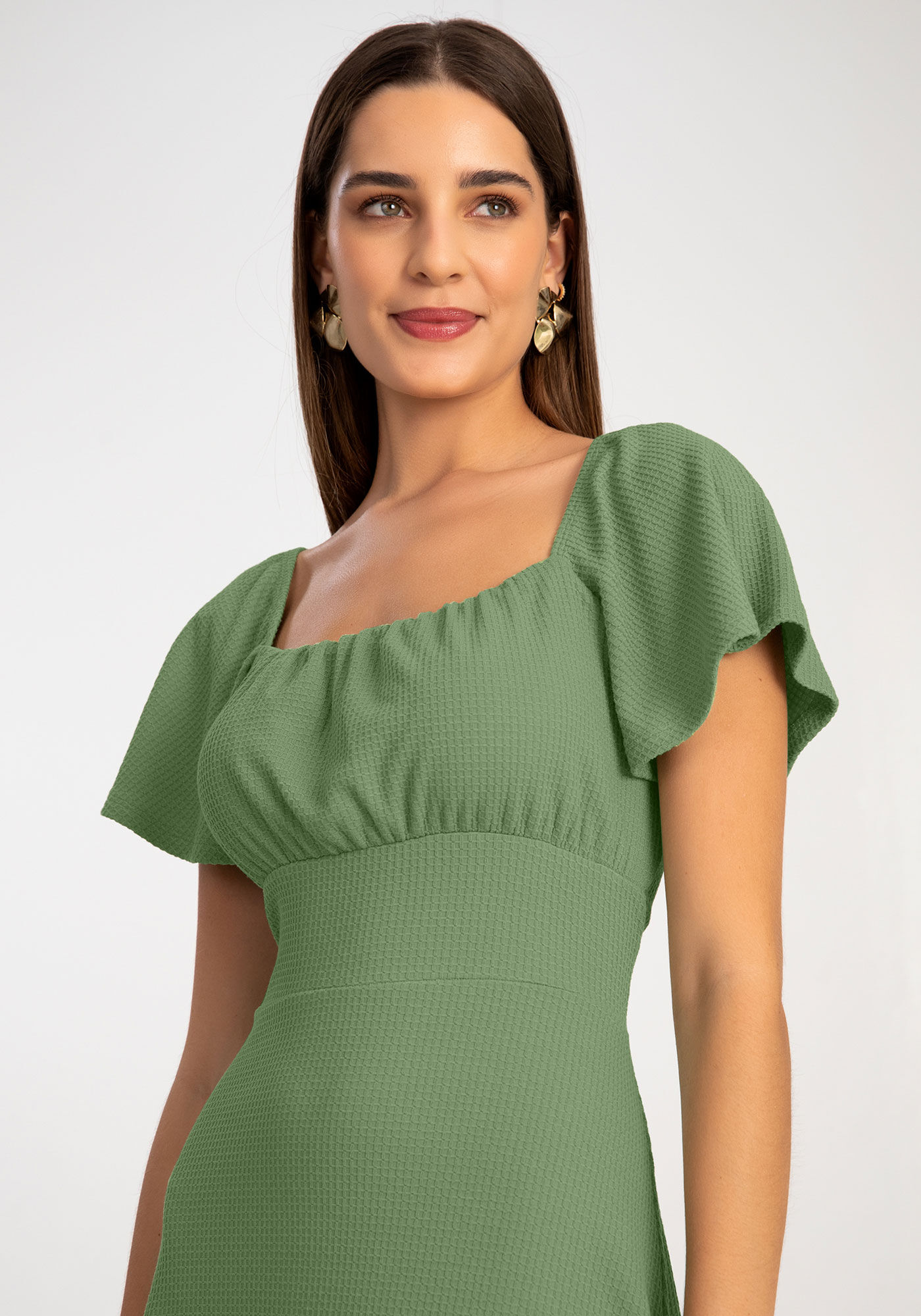 Vestido hotsell curto largo