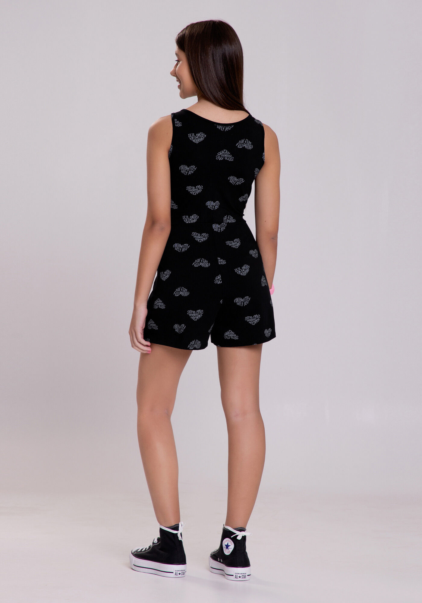 Macac&atilde;o Curto com La&ccedil;o Juvenil, , large.