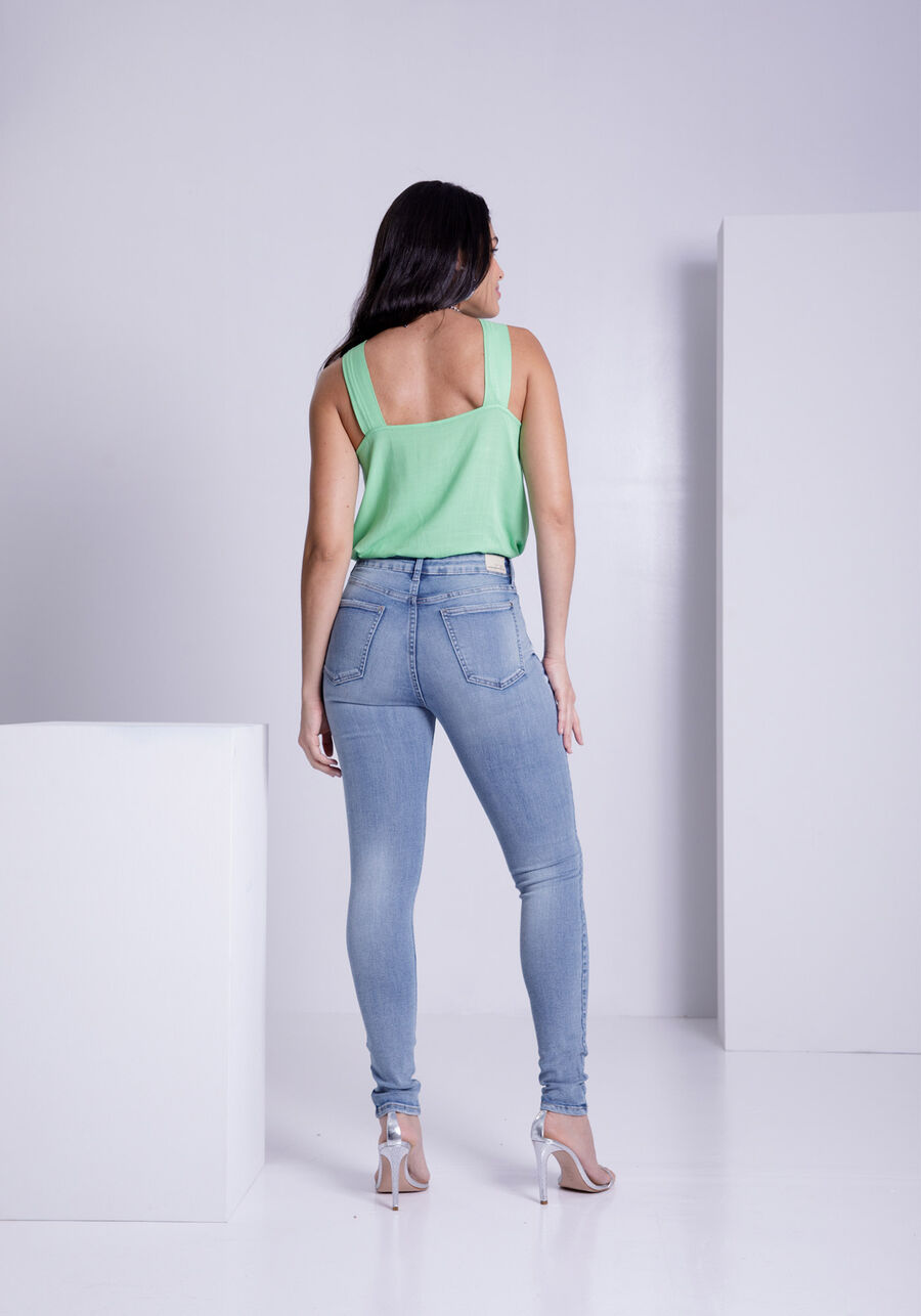 Calça Jeans Skinny Termo Fresh Chapa Barriga, JEANS. Calça Jeans Skinny Termo Fresh Chapa Barriga, JEANS, large.