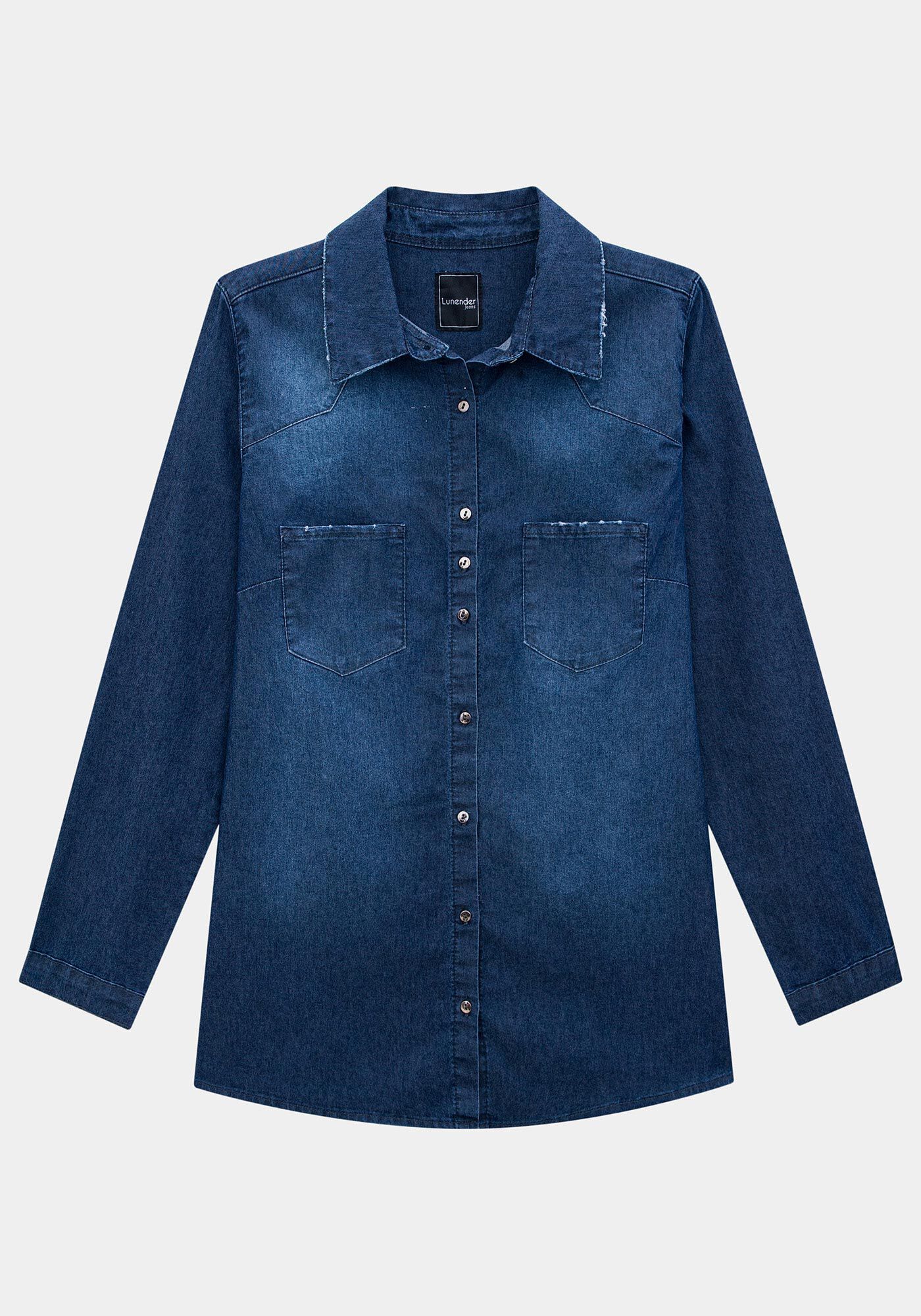 Camisa jeans feminina lunender online