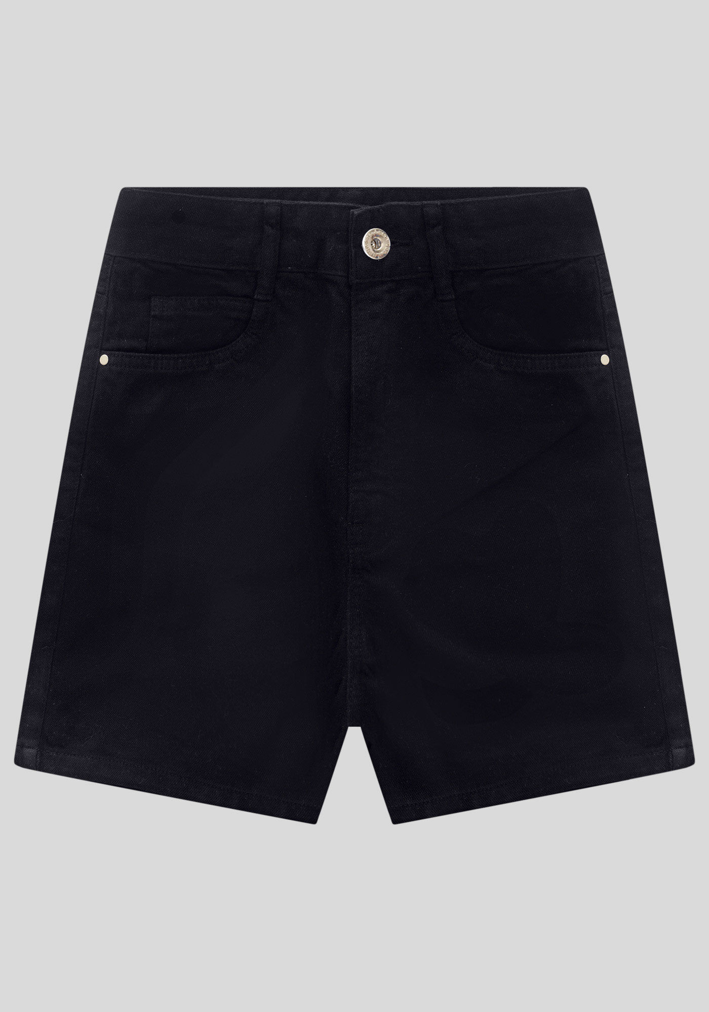 Shorts Sarja Juvenil Mom com Cintura Alta, , large.