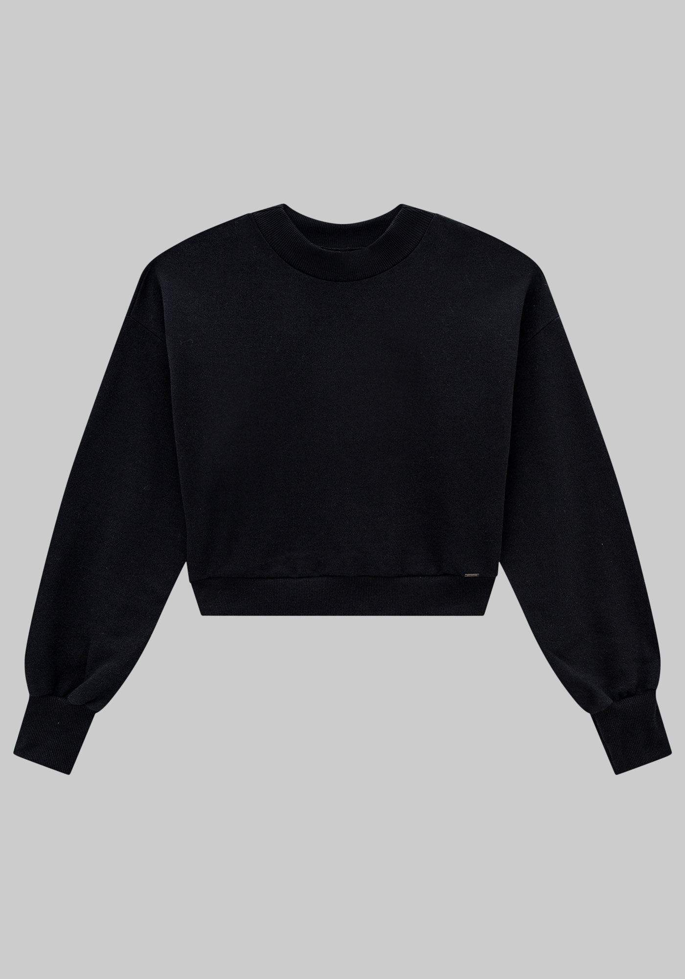 Cropped deals moletom preto