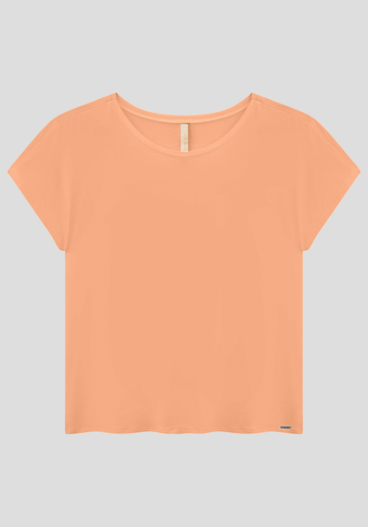 Blusa Lisa B&aacute;sica Em Malha De Viscose Com Elastano, , large.