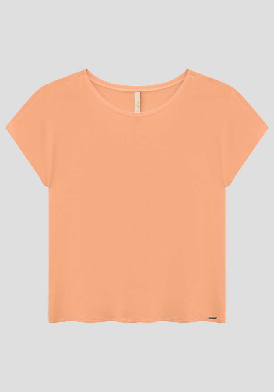Blusa Lisa Básica Em Malha De Viscose Com Elastano, . Blusa Lisa Básica Em Malha De Viscose Com Elastano, , large.