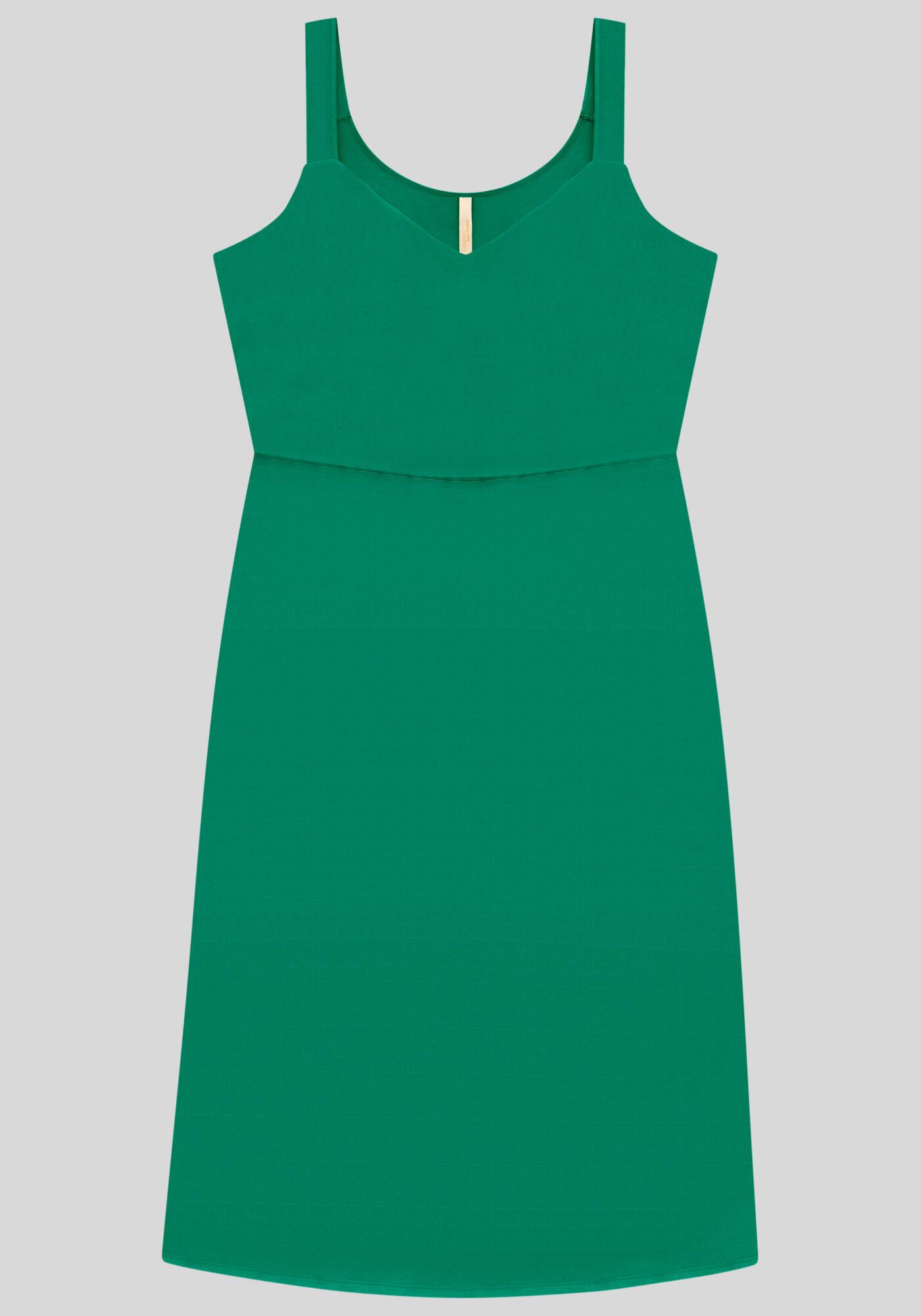 Vestido Midi Plus Size com Recorte Cintura, , large.