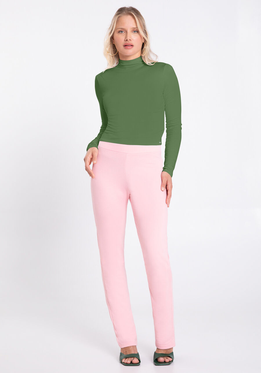 Blusa Básica Com Mangas Longas E Gola Alta Em Malha, . Blusa Básica Com Mangas Longas E Gola Alta Em Malha, , large.