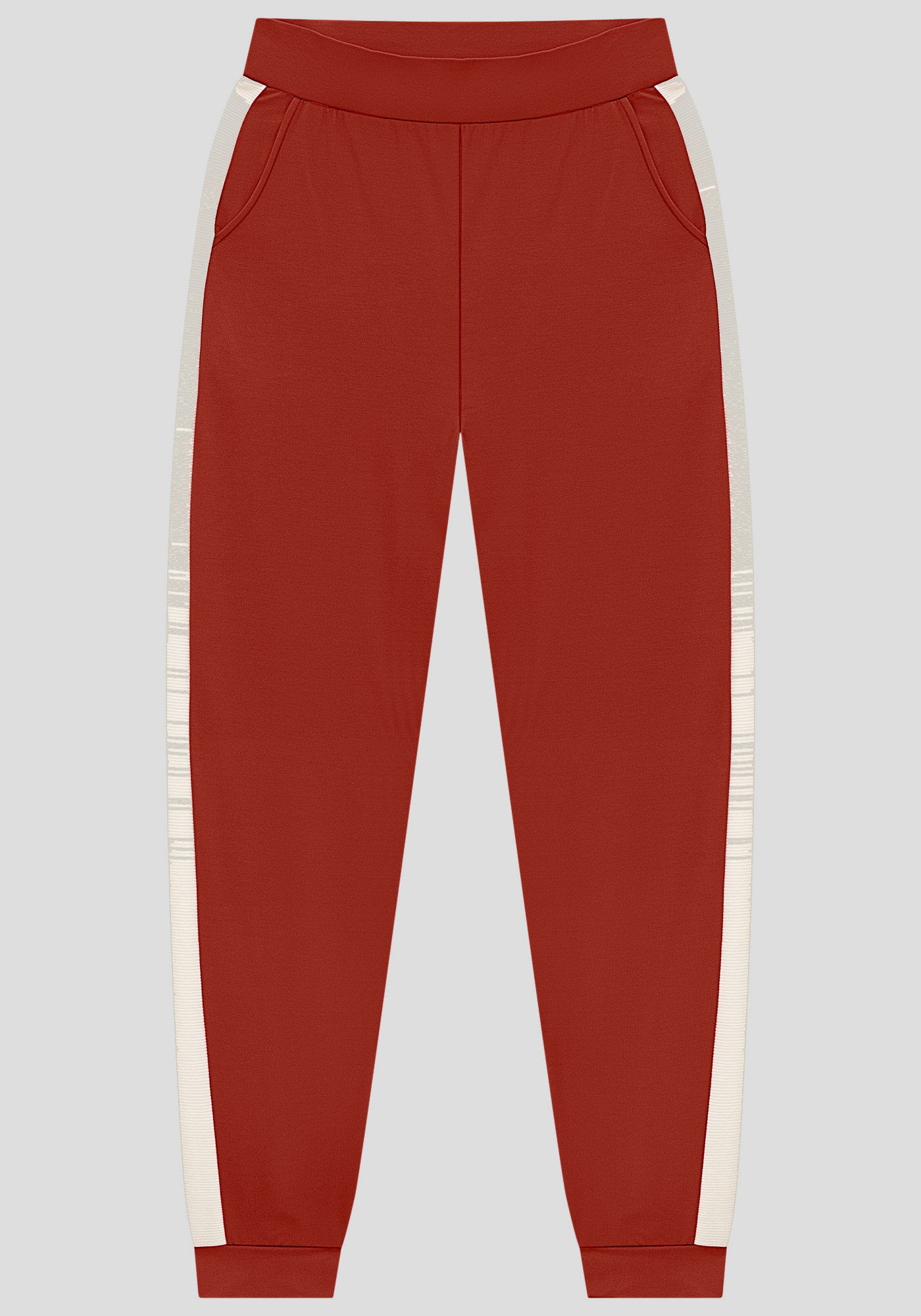Calça de malha com listra do lado sales