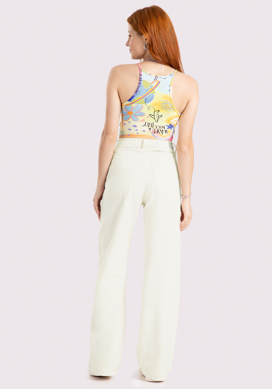 Blusa Cropped Juvenil Canelada com Cut Lateral, . Blusa Cropped Juvenil Canelada com Cut Lateral, , large.