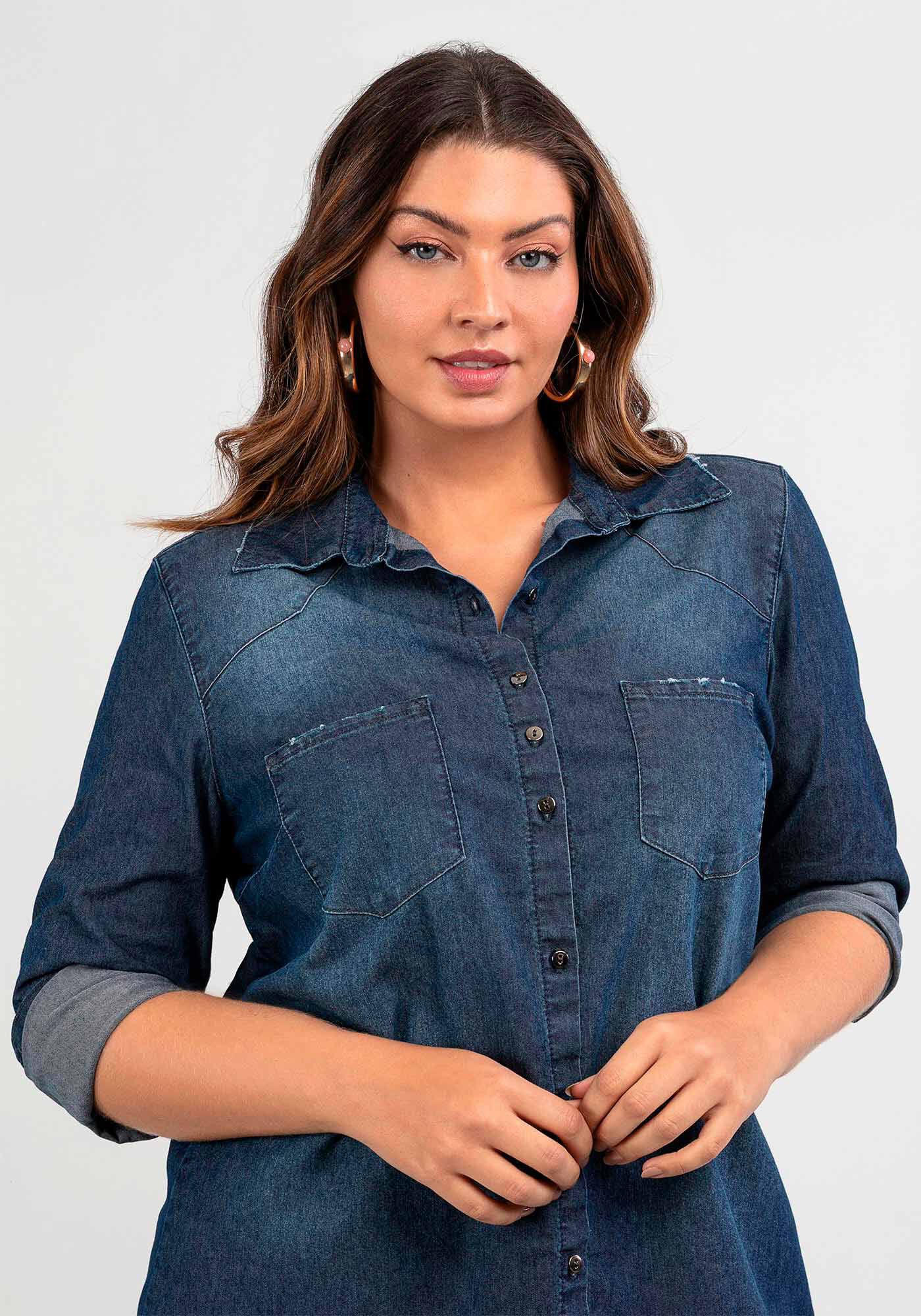 Camisa jeans lunender 2025