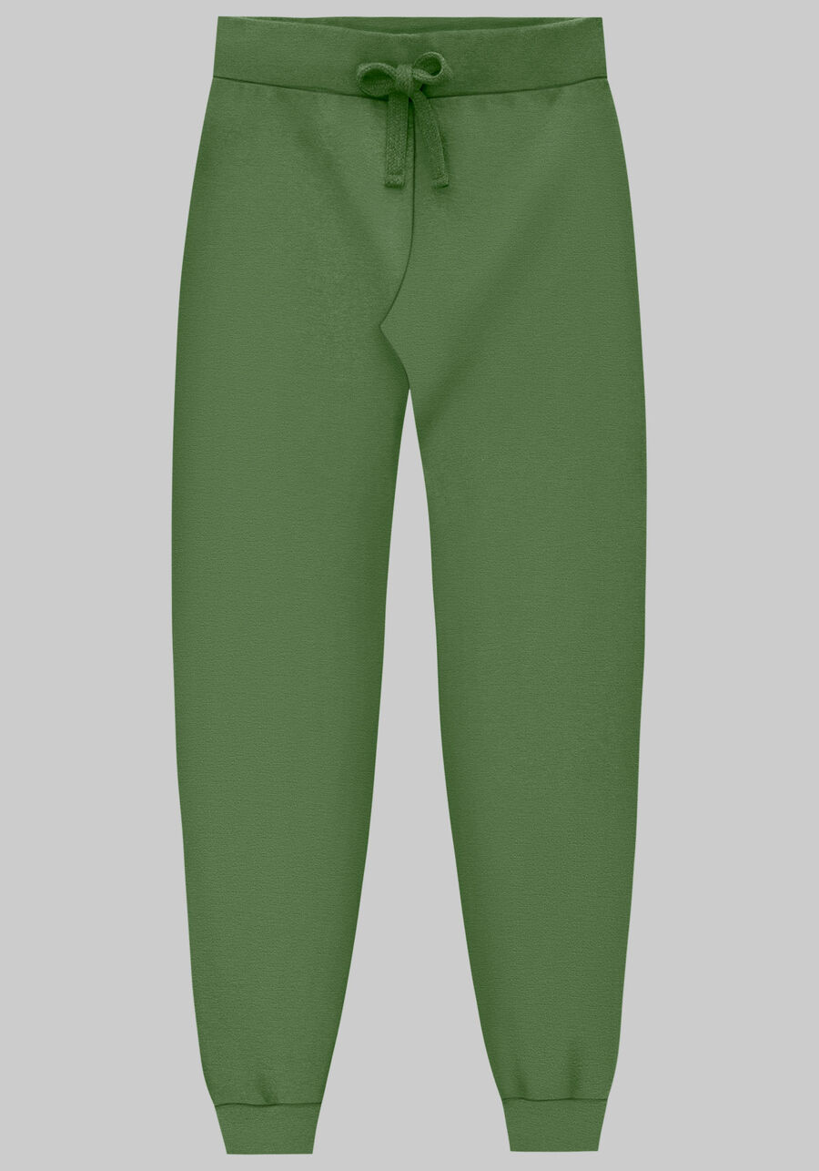 Calça Jogging Com Cadarço Em Malha De Moletom Felpado, . Calça Jogging Com Cadarço Em Malha De Moletom Felpado, , large.