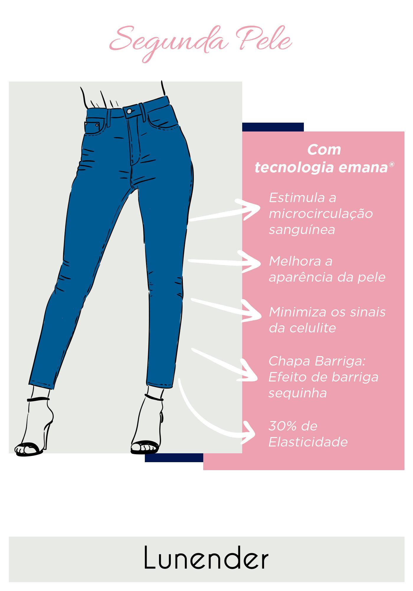 Cal&ccedil;a Jeans Skinny Cigarrete Segunda Pele, JEANS, large.