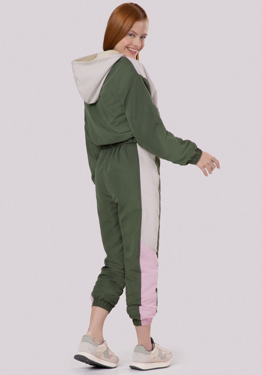 Conjunto Juvenil em Politel com Jaqueta Cropped, VERDE FURIA. Conjunto Juvenil em Politel com Jaqueta Cropped, VERDE FURIA, large.