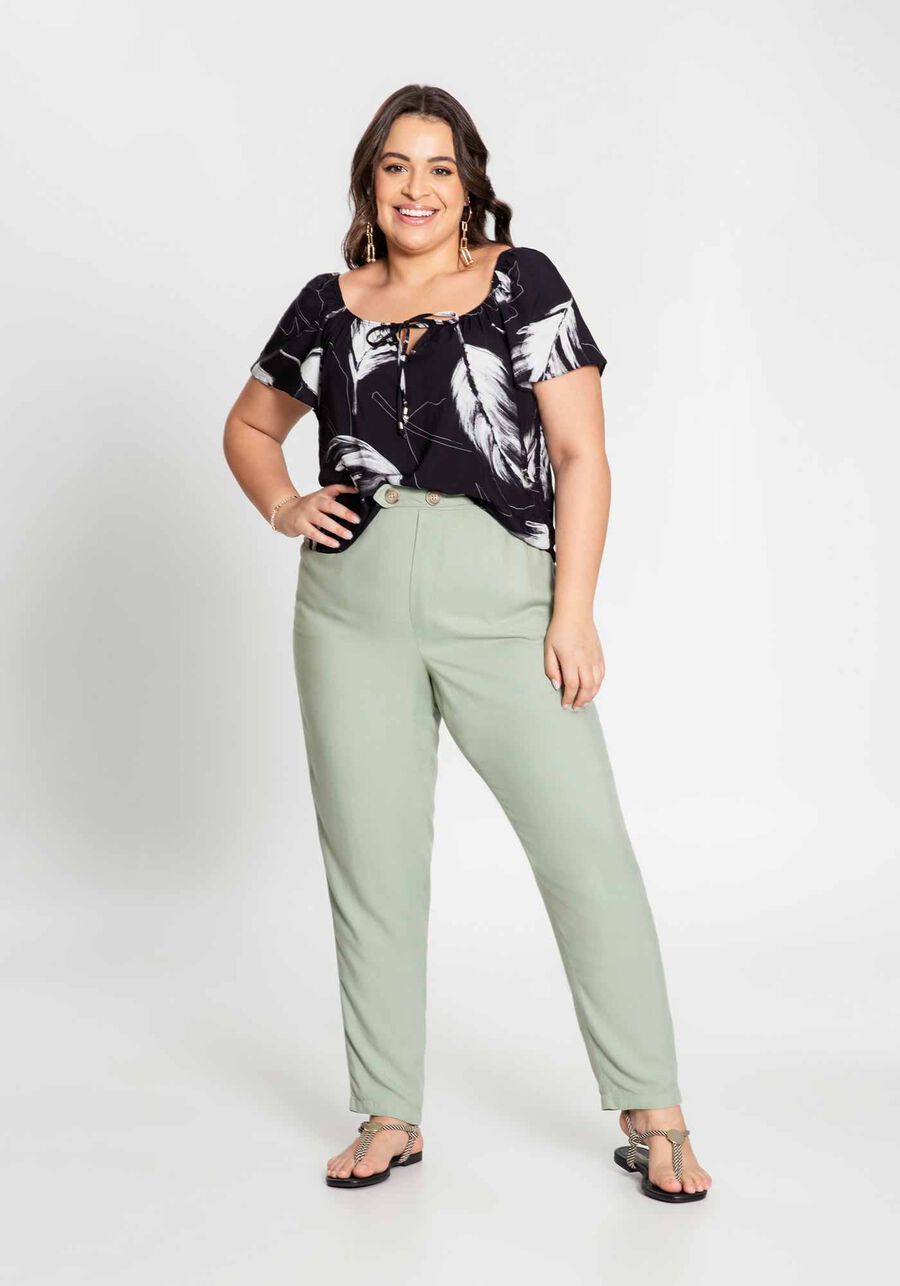 Blusa Plus Size Ombro a Ombro, , large.