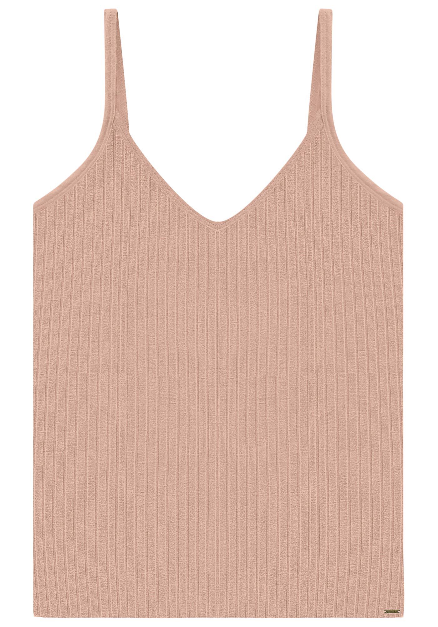 Blusa Regata B&aacute;sica De Al&ccedil;as Finas Em Malha Canelada, , large.