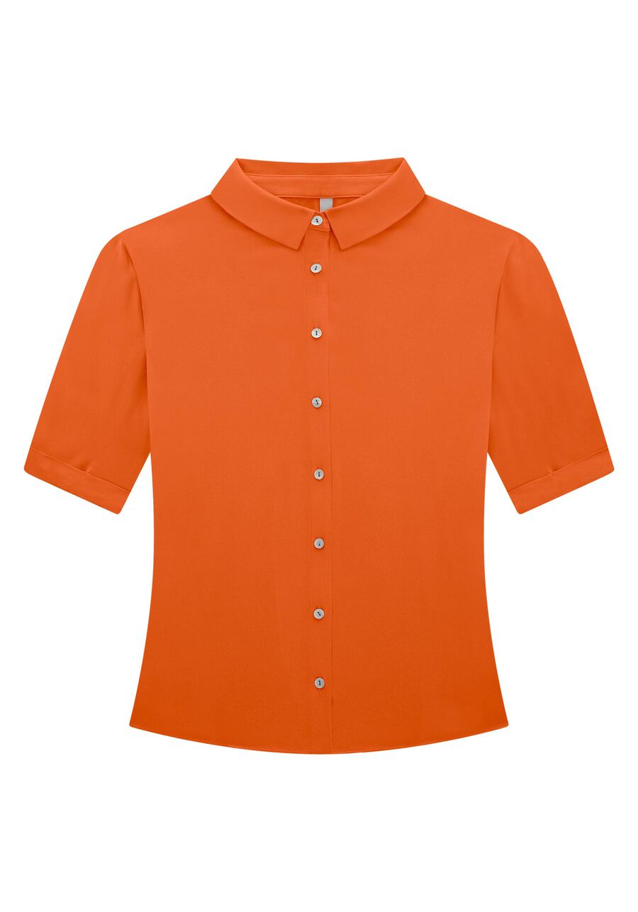 Camisa Plus Size Alongada Com Mangas 3/4 E Botões, . Camisa Plus Size Alongada Com Mangas 3/4 E Botões, , large.