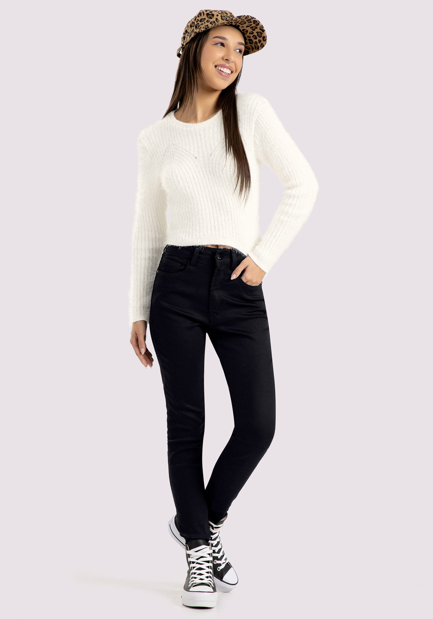 Cal&ccedil;a Sarja Skinny Juvenil N&atilde;o Desbota, PRETO REATIVO, large.