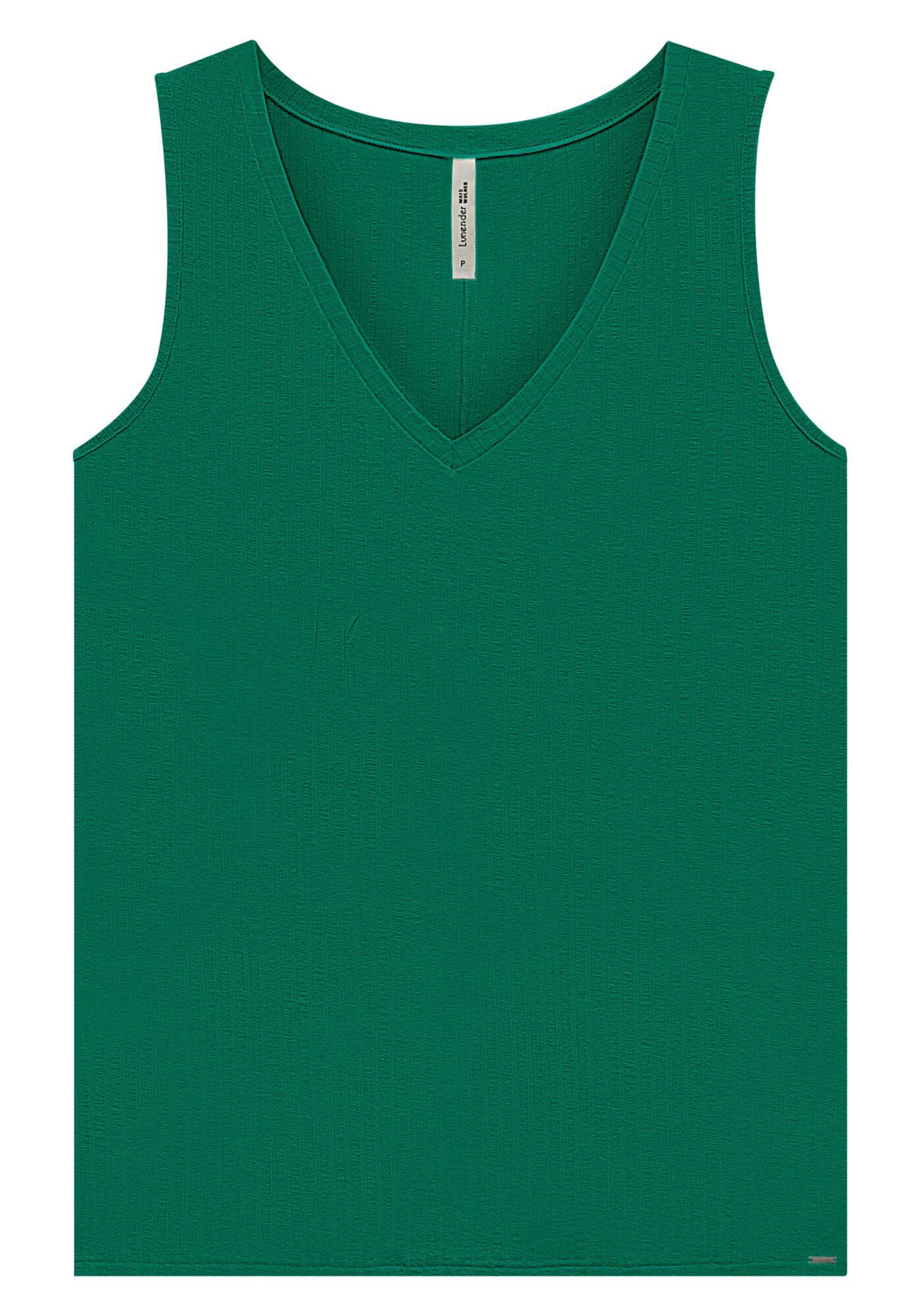 Blusa Regata Canelada De Al&ccedil;as Largas Em Malha De Viscose, , large.