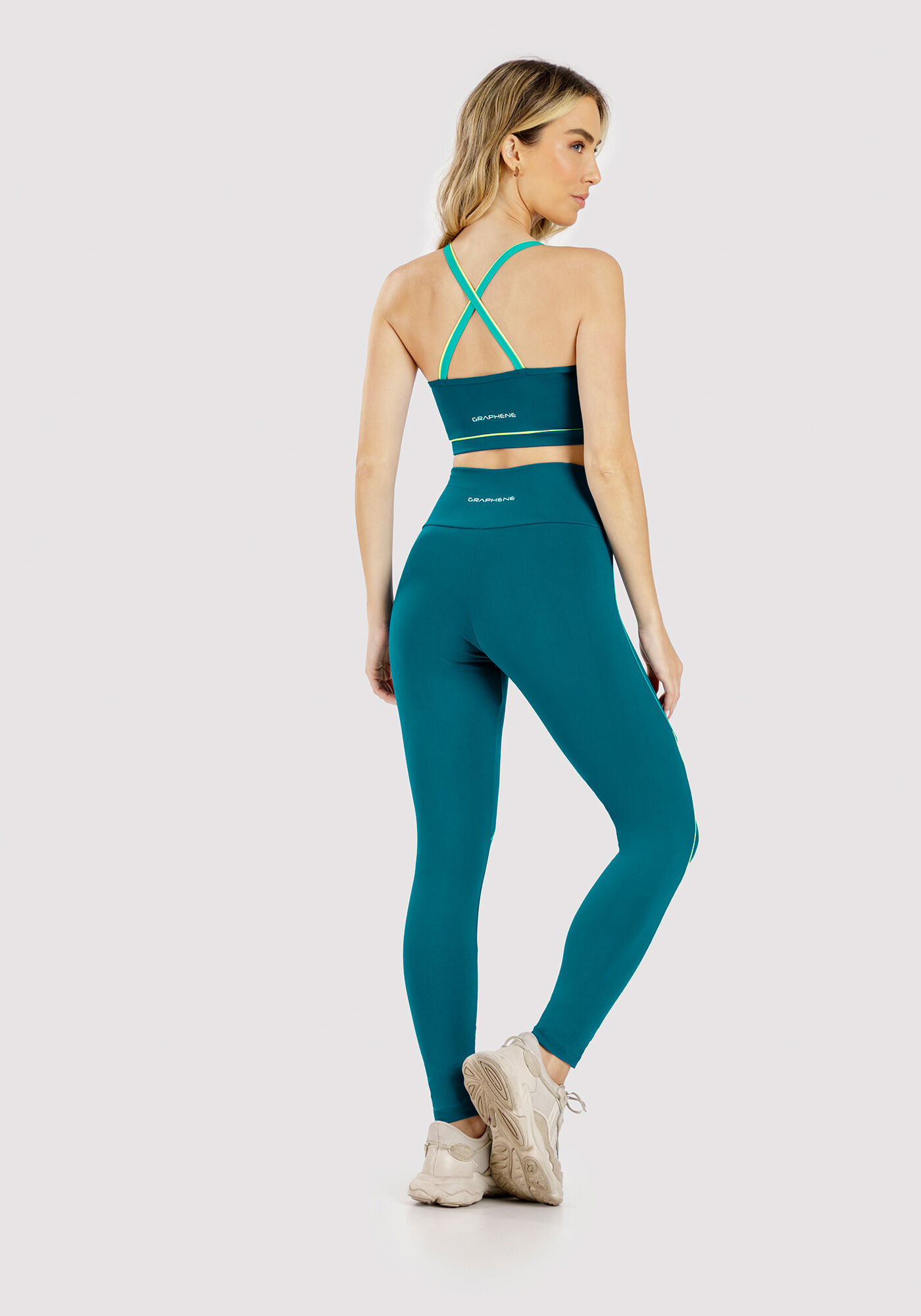 Cal a Legging Cintura Alta com Filetes Lunender