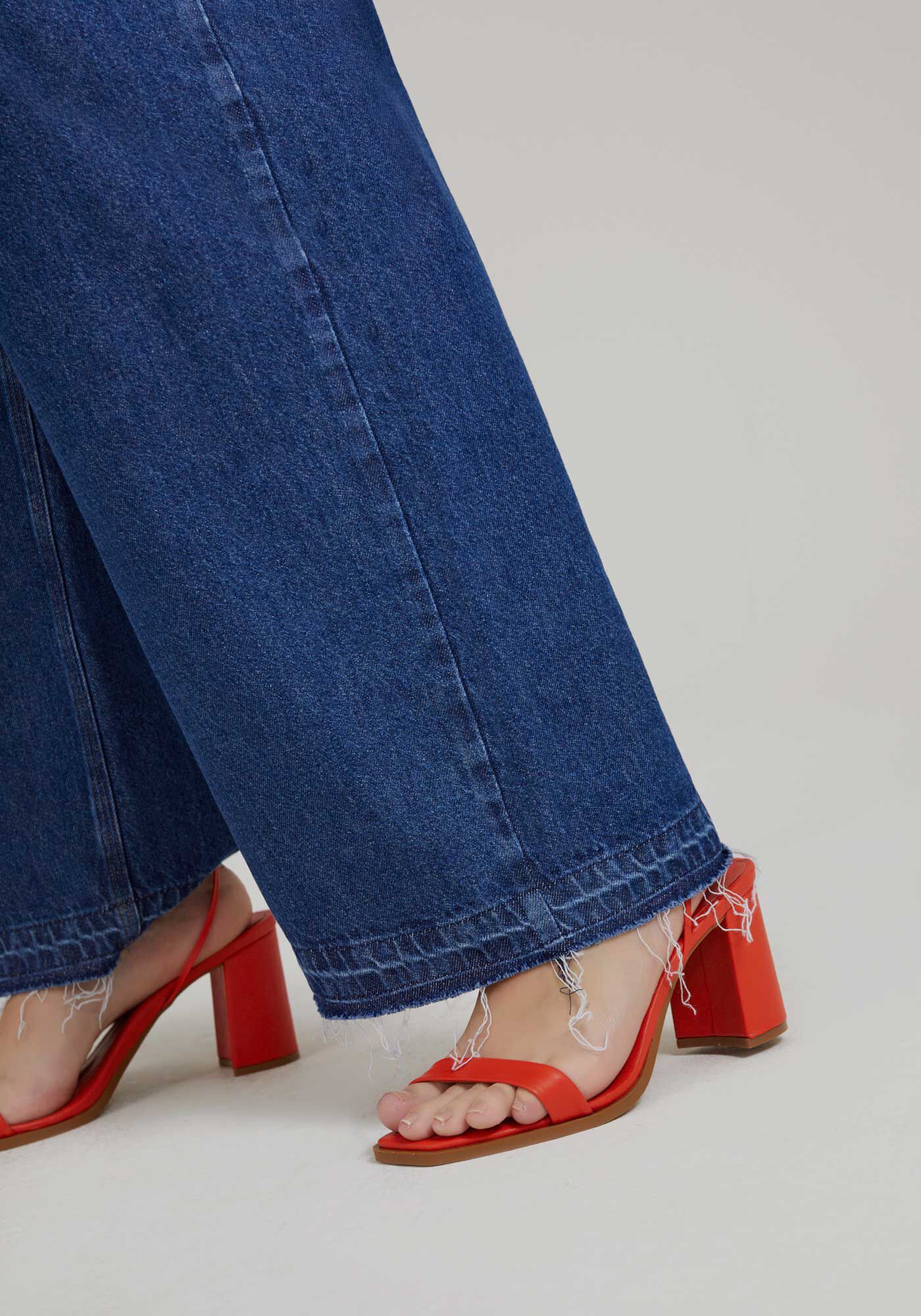 Cal&ccedil;a Jeans Plus Size Wide Leg, JEANS, large.