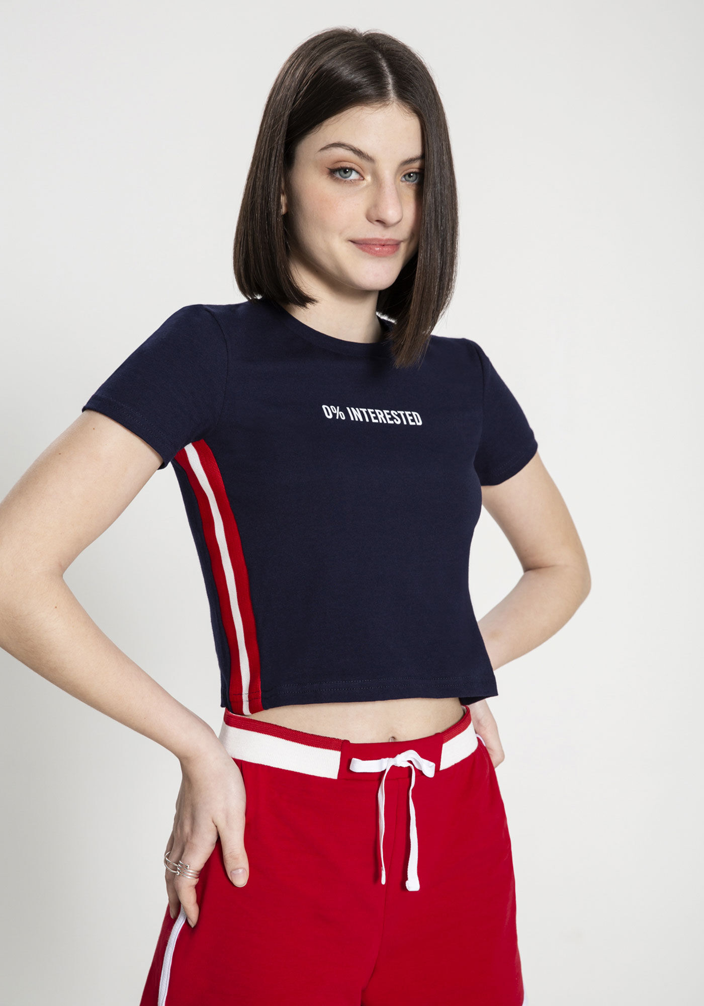 Blusa Malha com Retil&iacute;nea, , large.