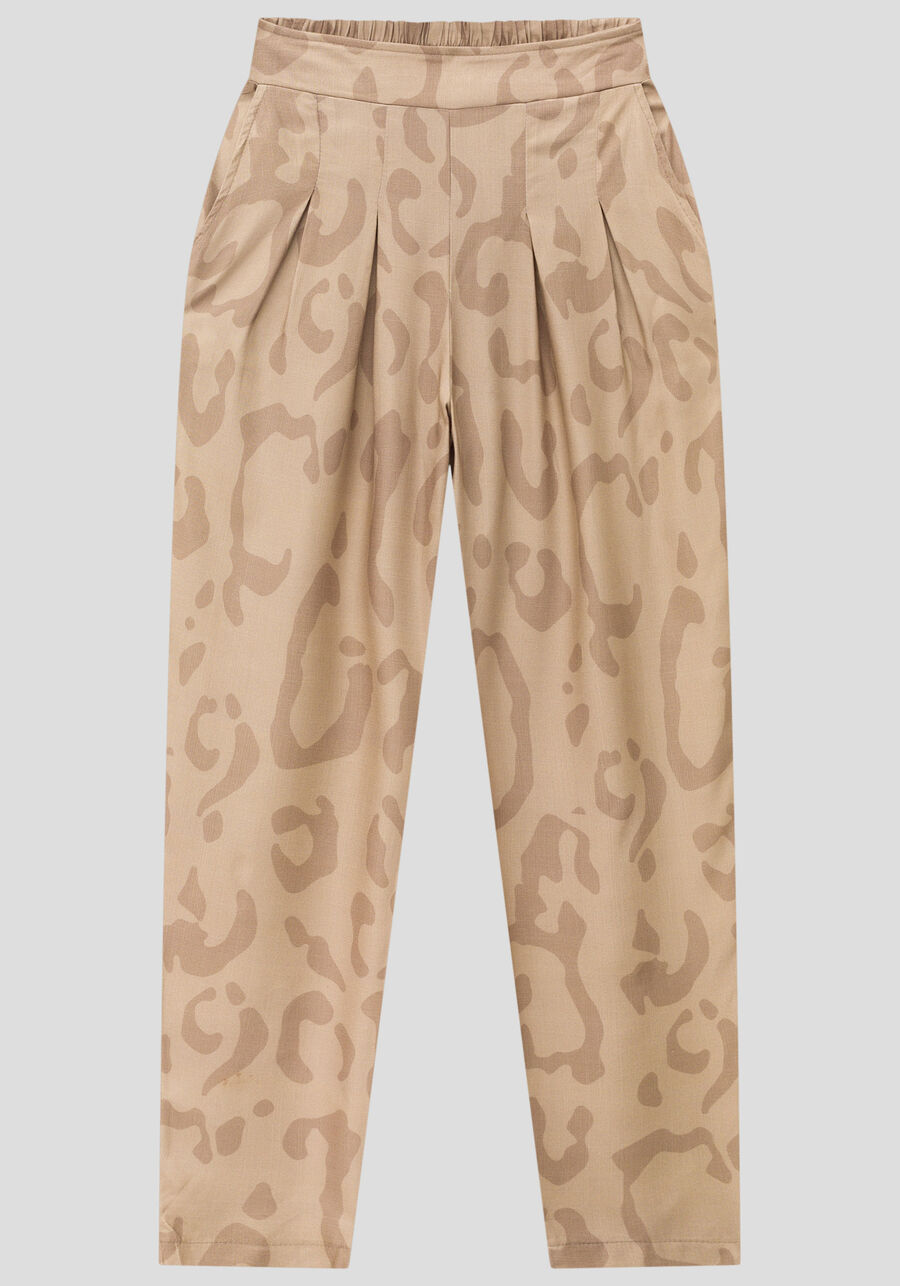 Calça Slim em Viscose, . Calça Slim em Viscose, , large.