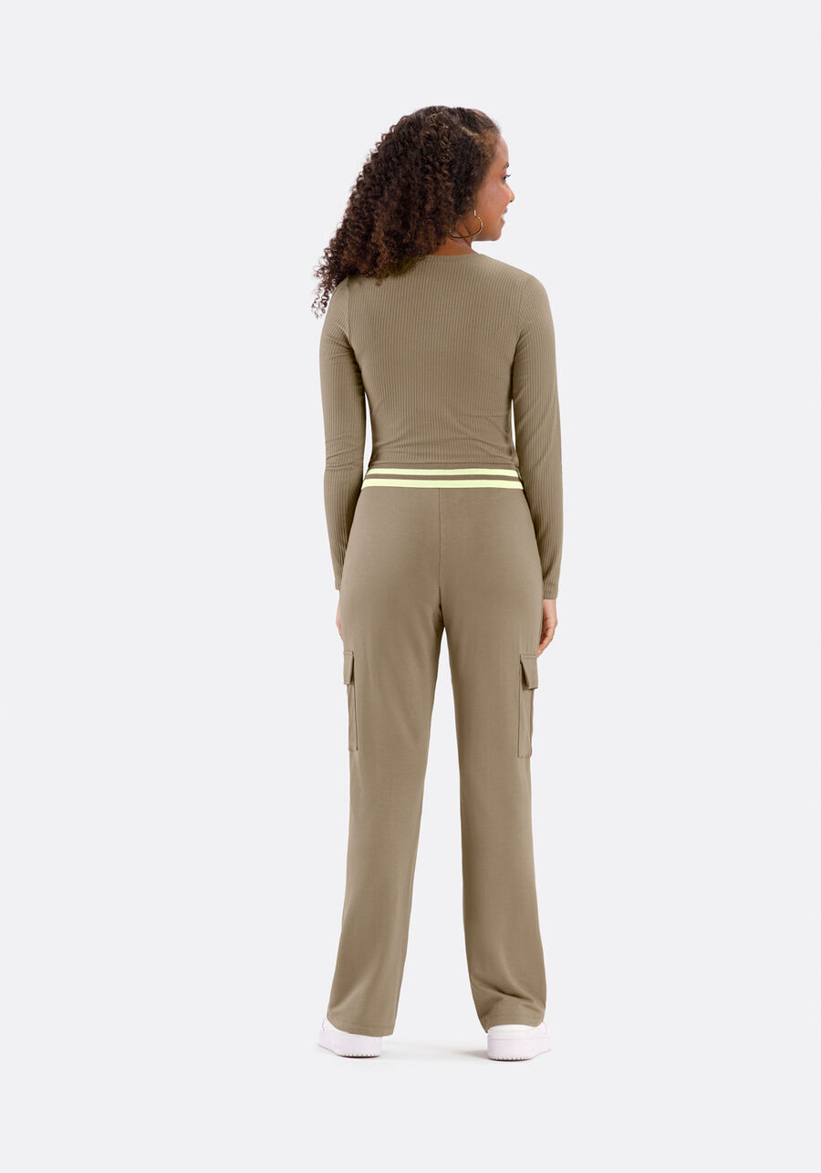 Blusa Cropped De Mangas Longas Em Malha Canelada Juvenil, . Blusa Cropped De Mangas Longas Em Malha Canelada Juvenil, , large.