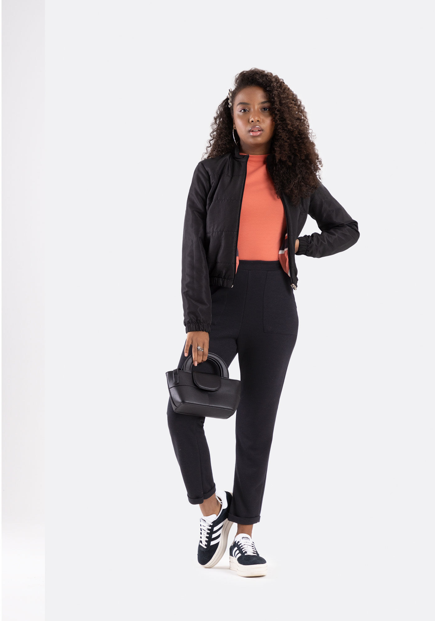 Blusa De Mangas Curtas Juvenil Em Meia Malha Penteada, BRANCO, large.