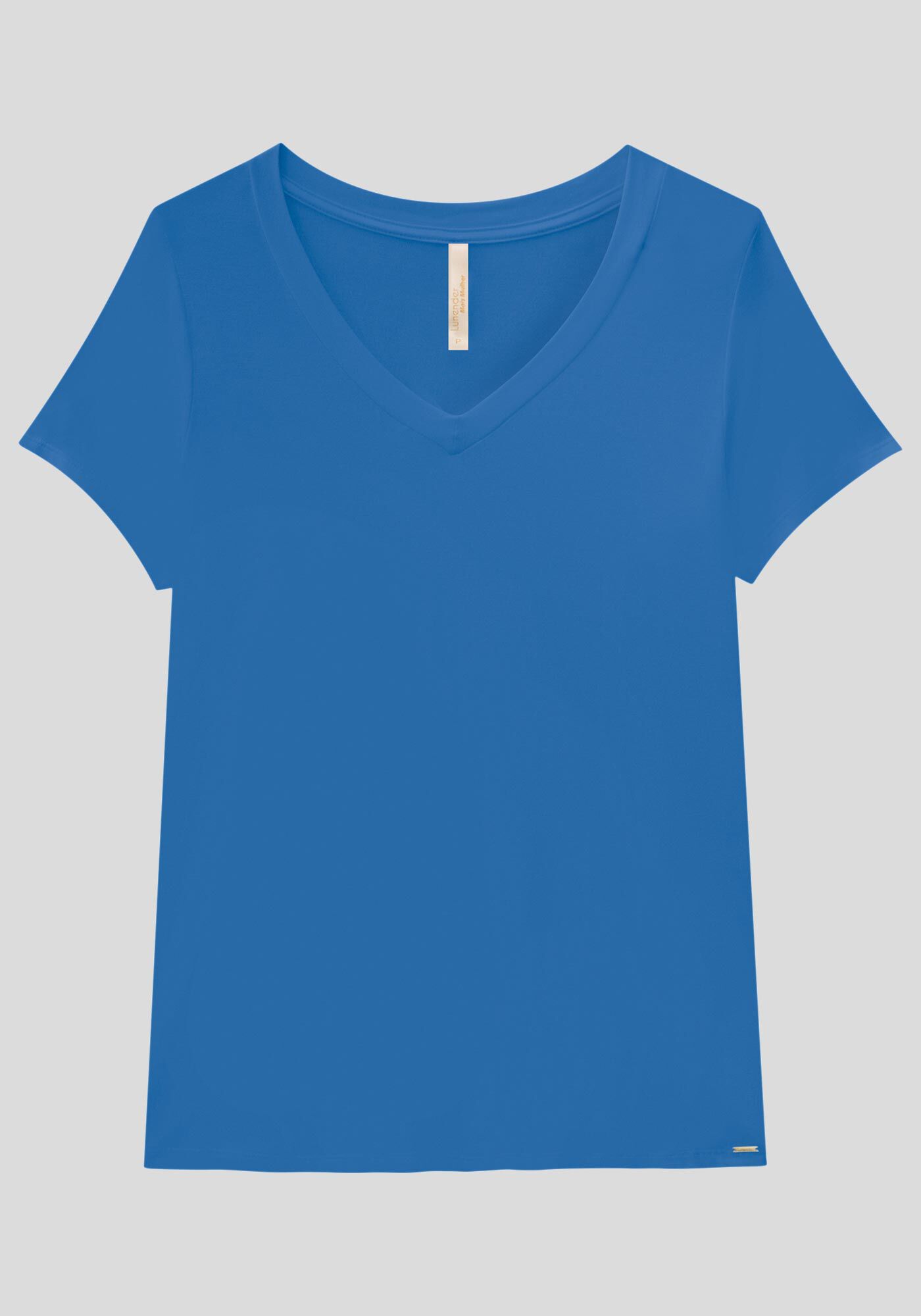 Blusa Plus Size Malha B&aacute;sica, , large.