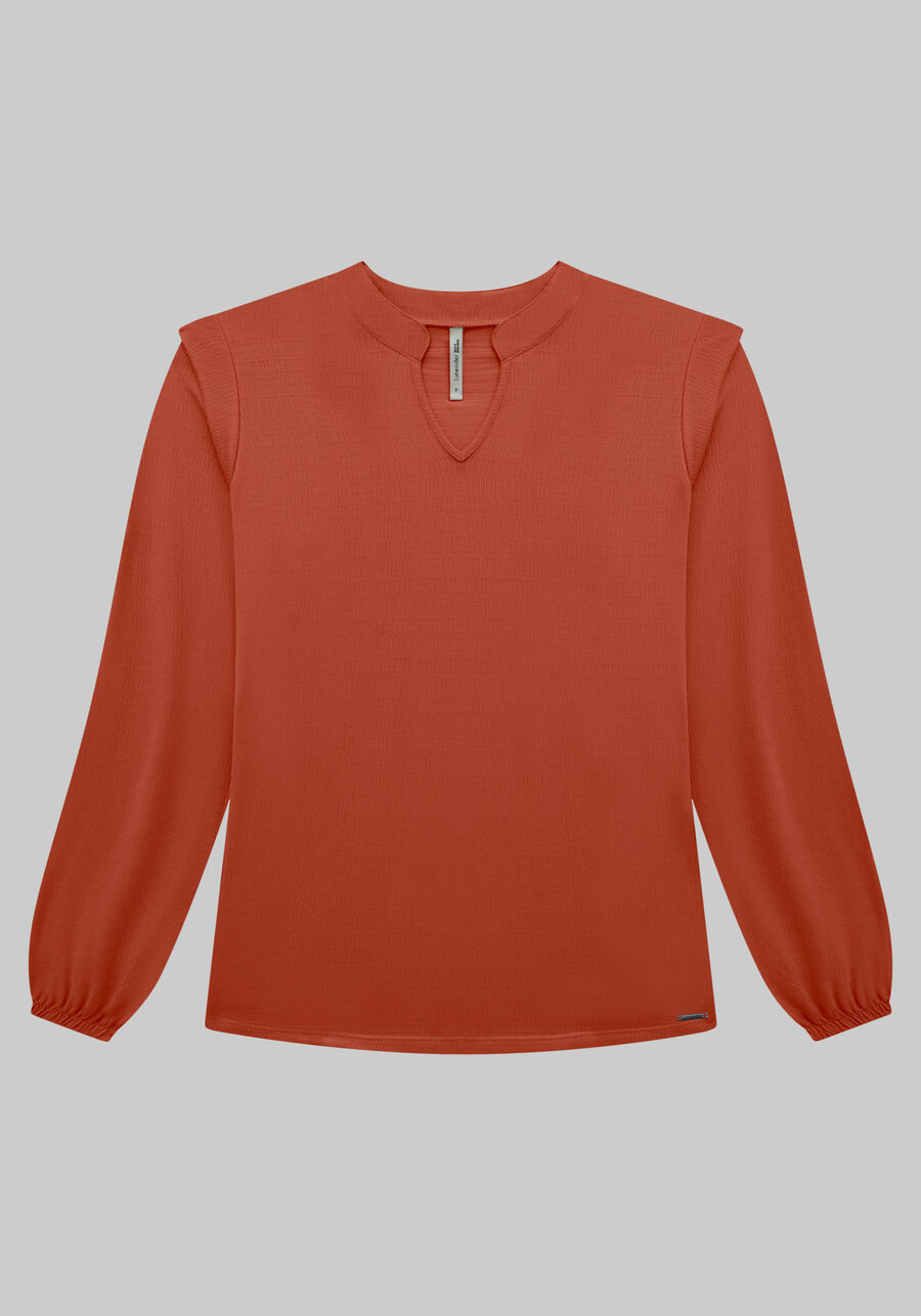 Blusa Plus Size em Malha com Recorte Ombro, . Blusa Plus Size em Malha com Recorte Ombro, , large.