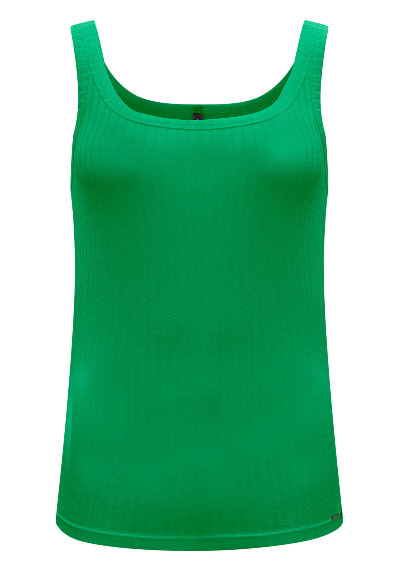 Blusa Regata Básica De Alças Em Malha Canelada De Viscose | Lunender