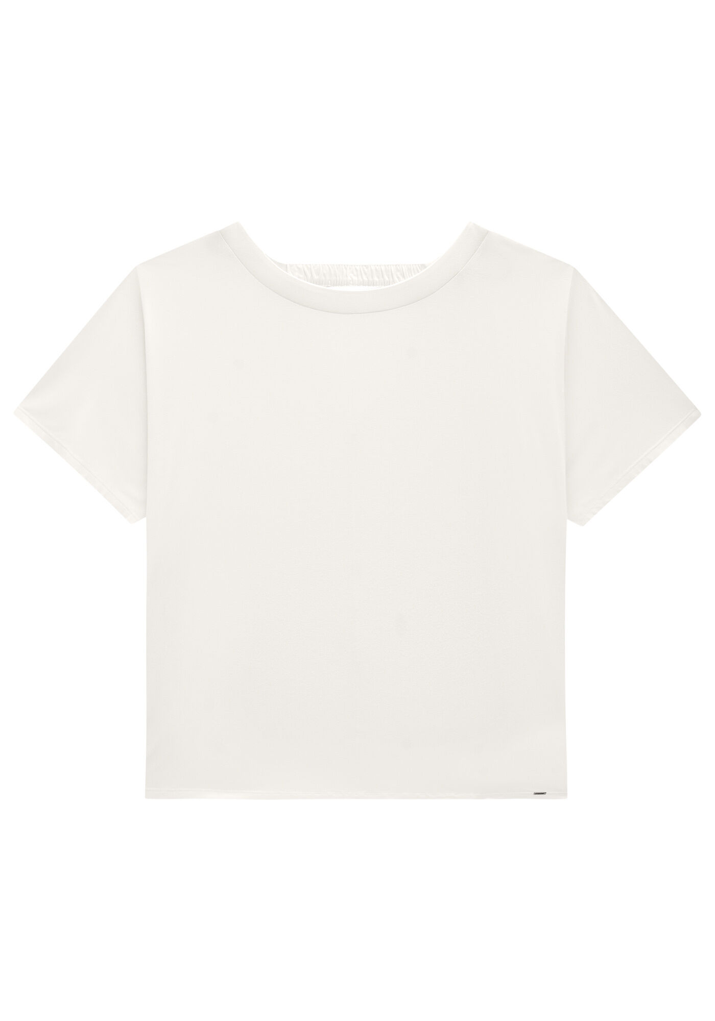 Blusa Plus Size em Malha com Recorte Costas, , large.